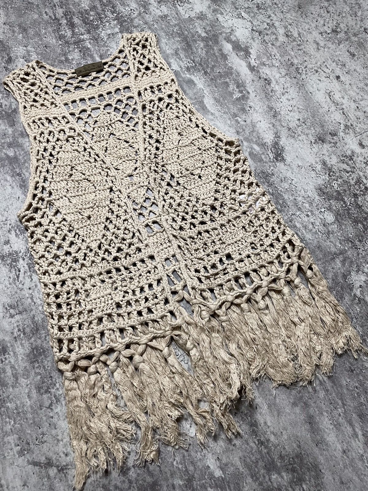 GOA 2000s GOA Knit Fish Net Vest ifsix lgb style Size US S / EU 44-46 / 1 - 4 Thumbnail