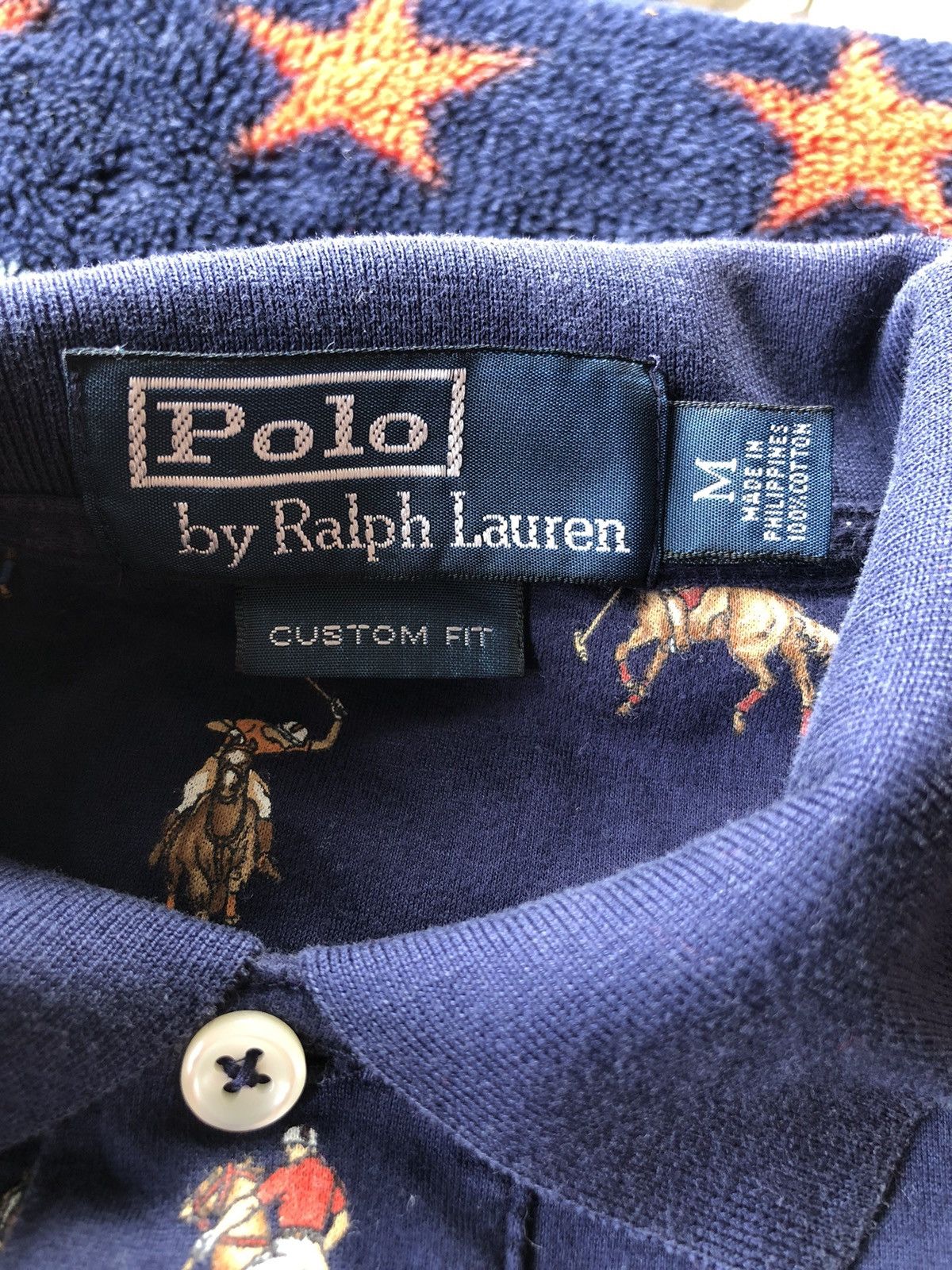 Polo Ralph Lauren Vintage Polo Ralph Lauren Horse Logo Overprint Collar Tee Size US M / EU 48-50 / 2 - 9 Thumbnail