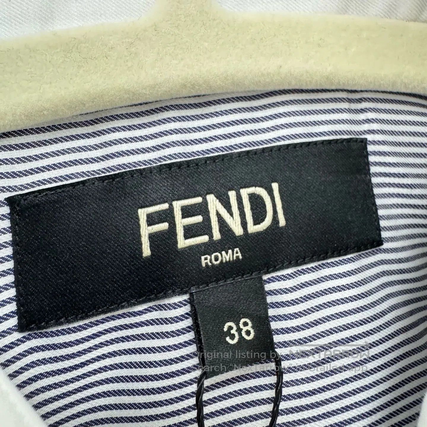 Fendi Fendi Embroidered Letter Stripe Shirt. Size US S / EU 44-46 / 1 - 6 Thumbnail