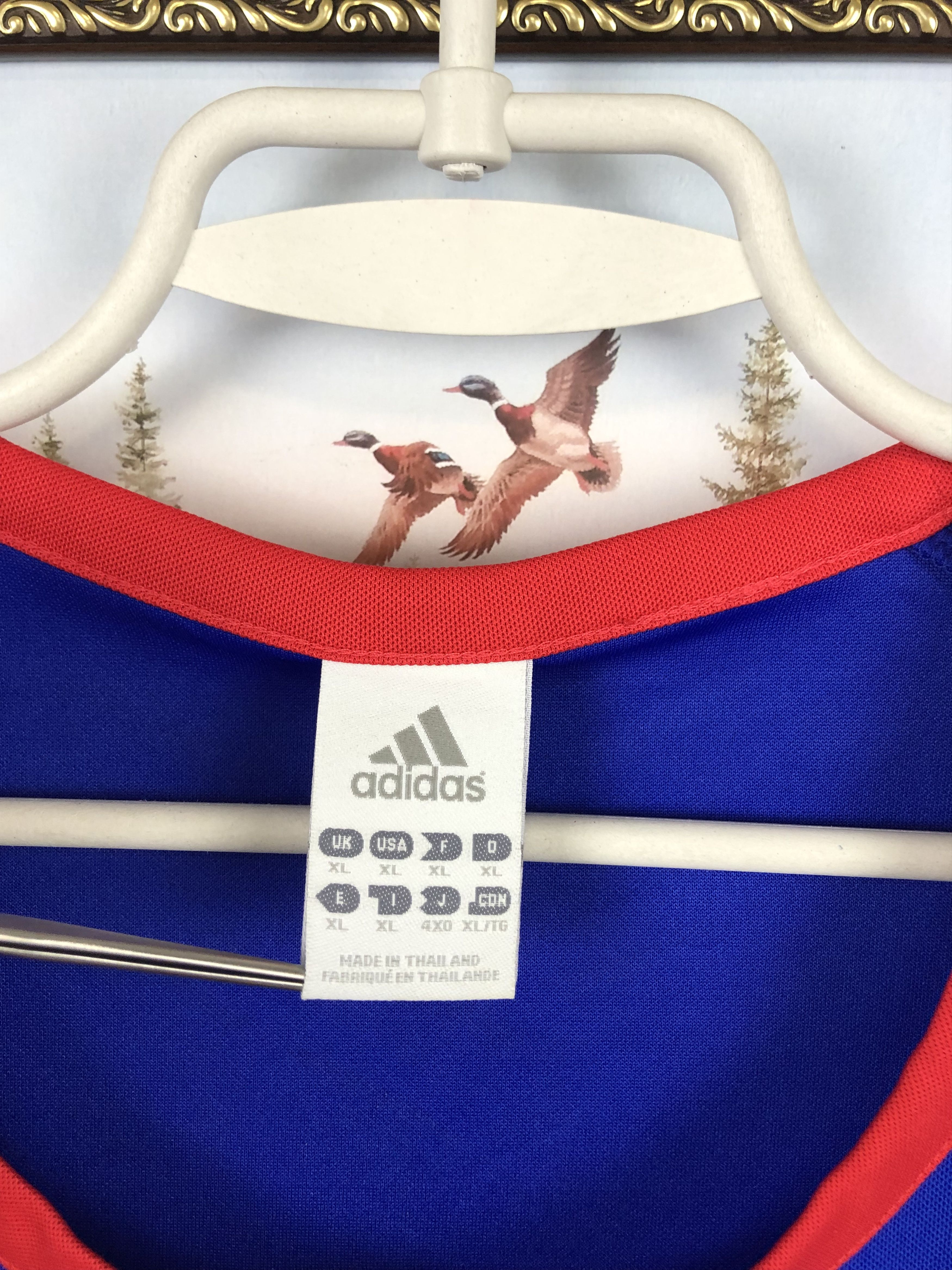 Adidas Vintage France Home football shirt 2005 Soccer Jersey Rare Size US XL / EU 56 / 4 - 7 Thumbnail