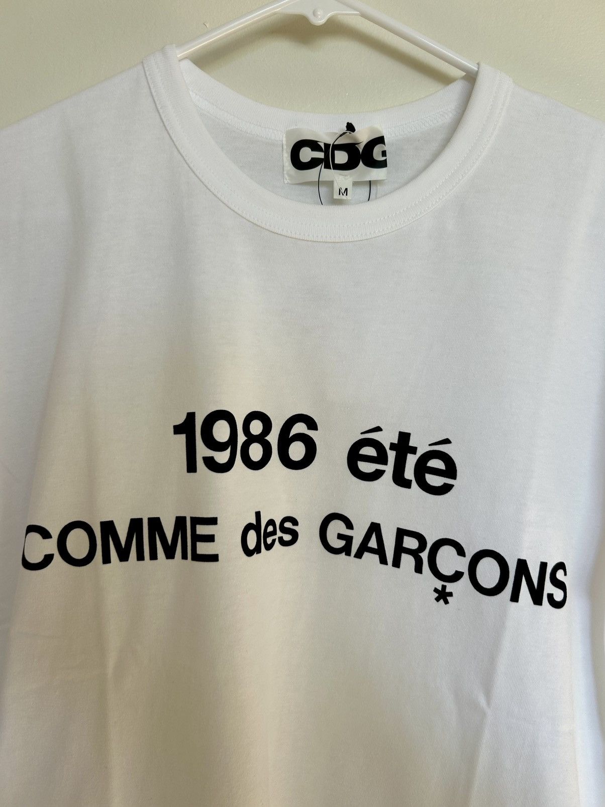 CDG CDG CDG × Comme des Garcons CDG Tee 1986 ete Comme des