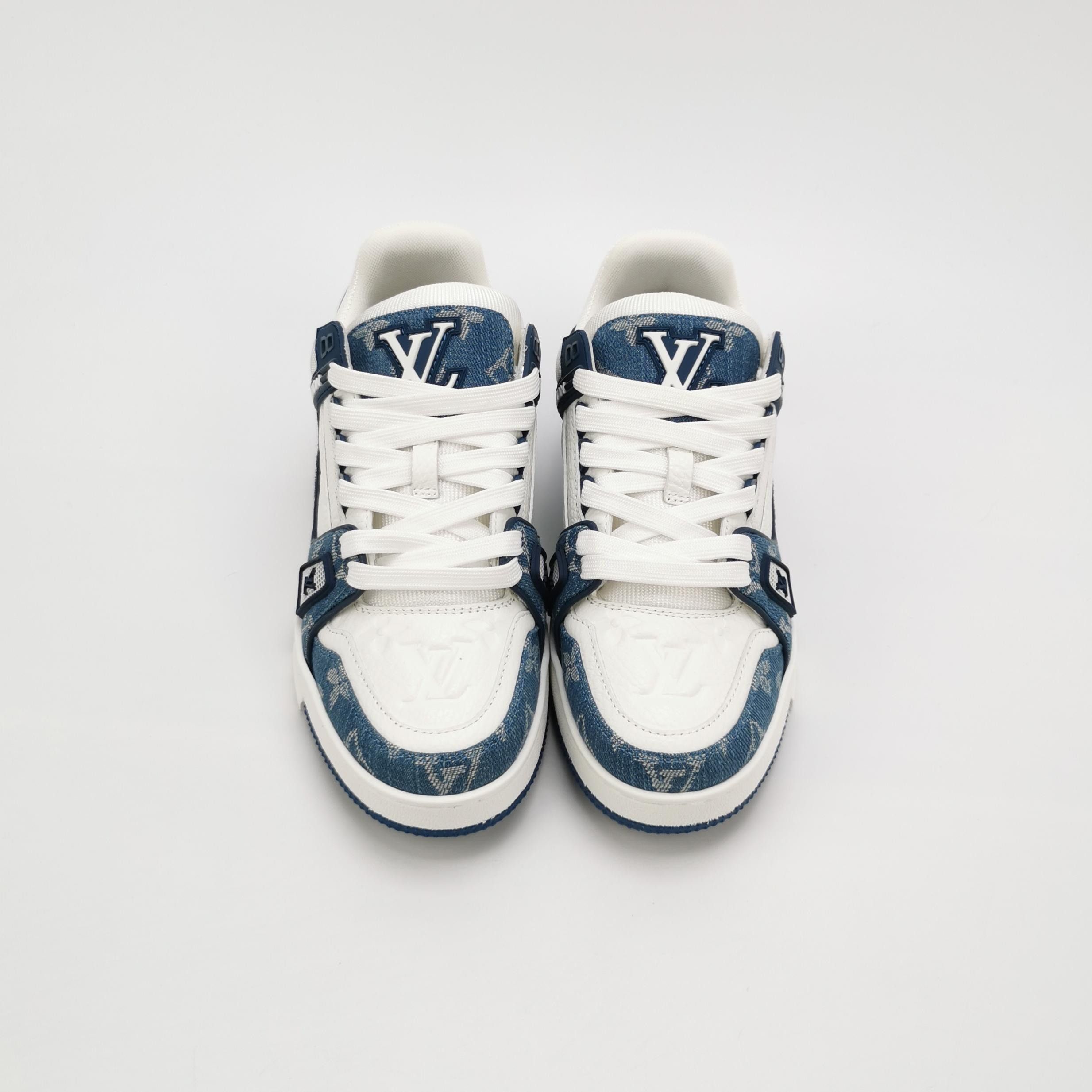 Louis Vuitton louis vuitton denim trainer 0099 Size US 5.5 / EU 38 - 3 Thumbnail