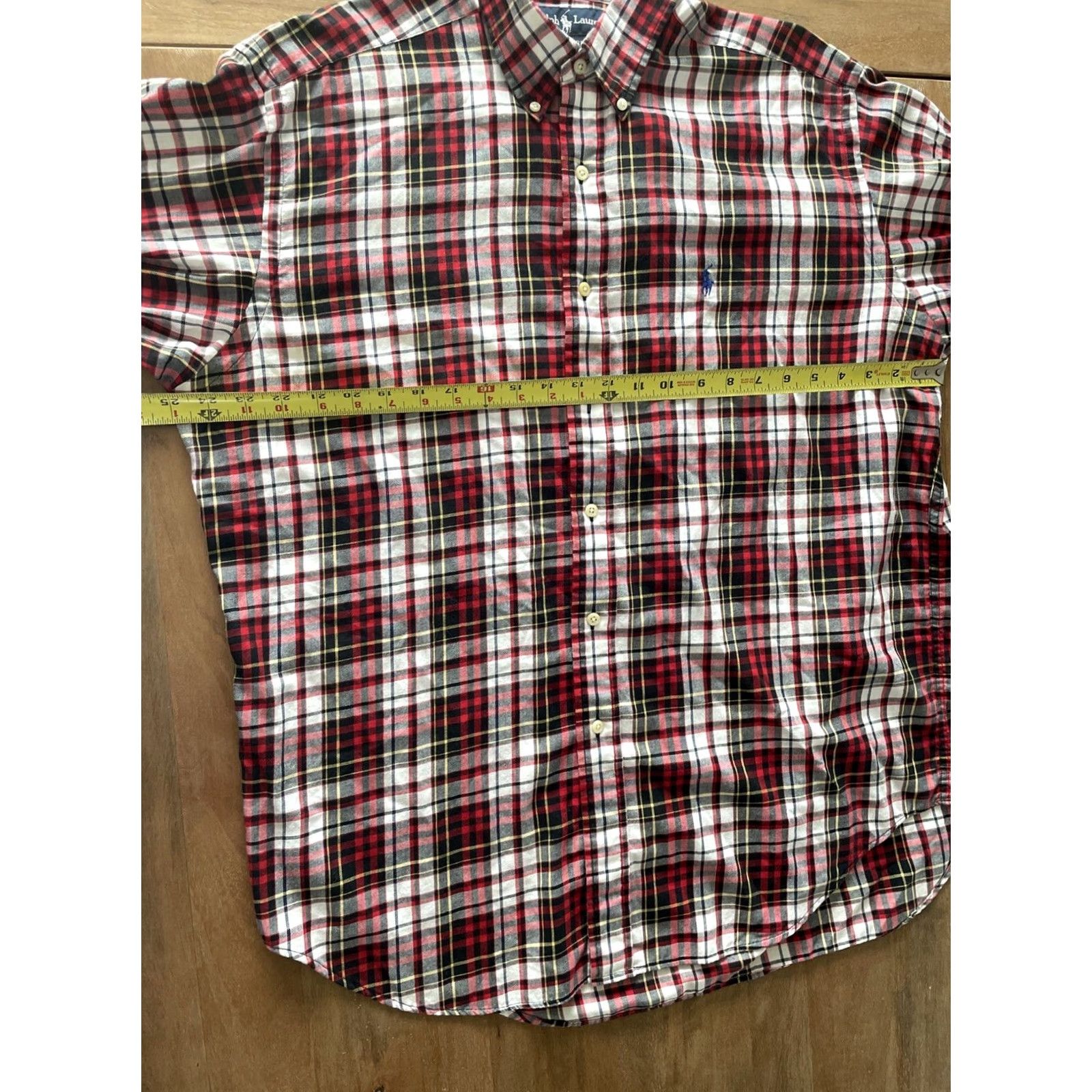 Ralph Lauren VTG Ralph Lauren Plaid Button Up Shirt Mens Large Baggy Relaxed Loose Y2K Grunge Shirt Size US L / EU 52-54 / 3 - 6 Thumbnail