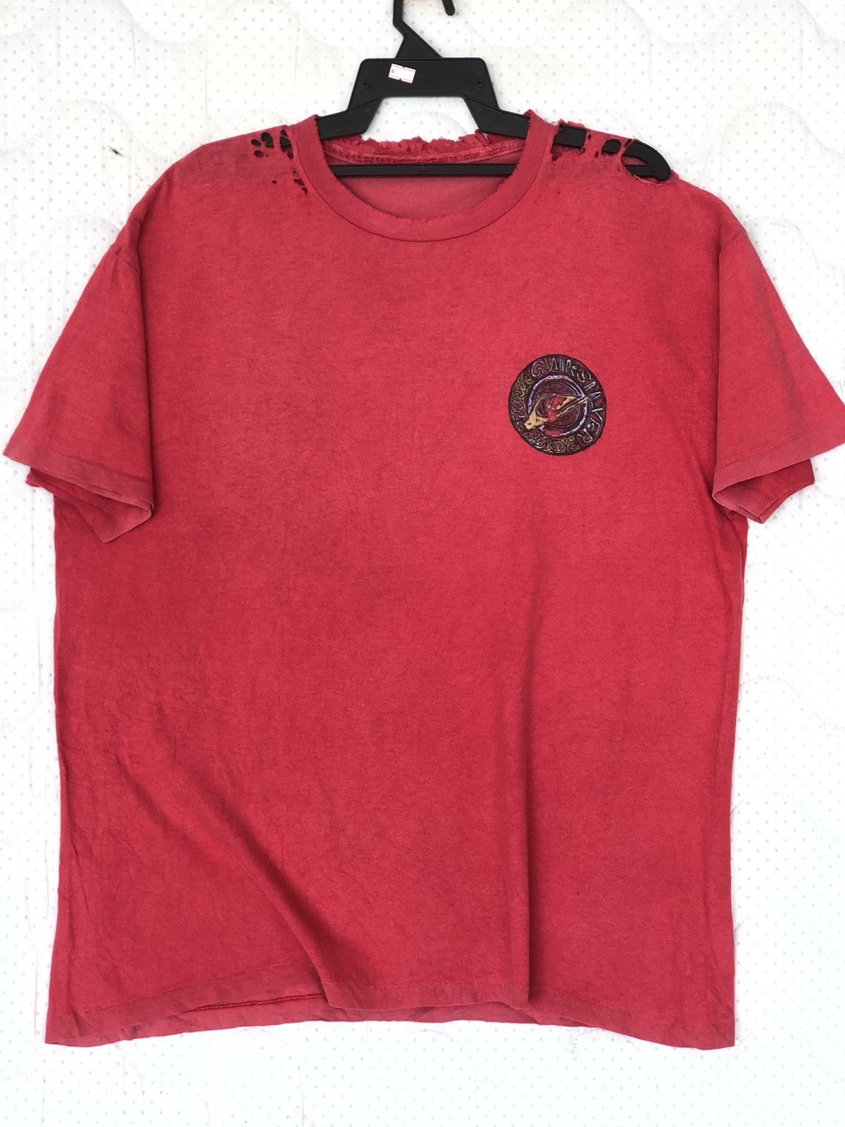 Quiksilver Vintage 90s THRASHED Quiksilver Surfing Tee Size US XL / EU 56 / 4 - 3 Thumbnail