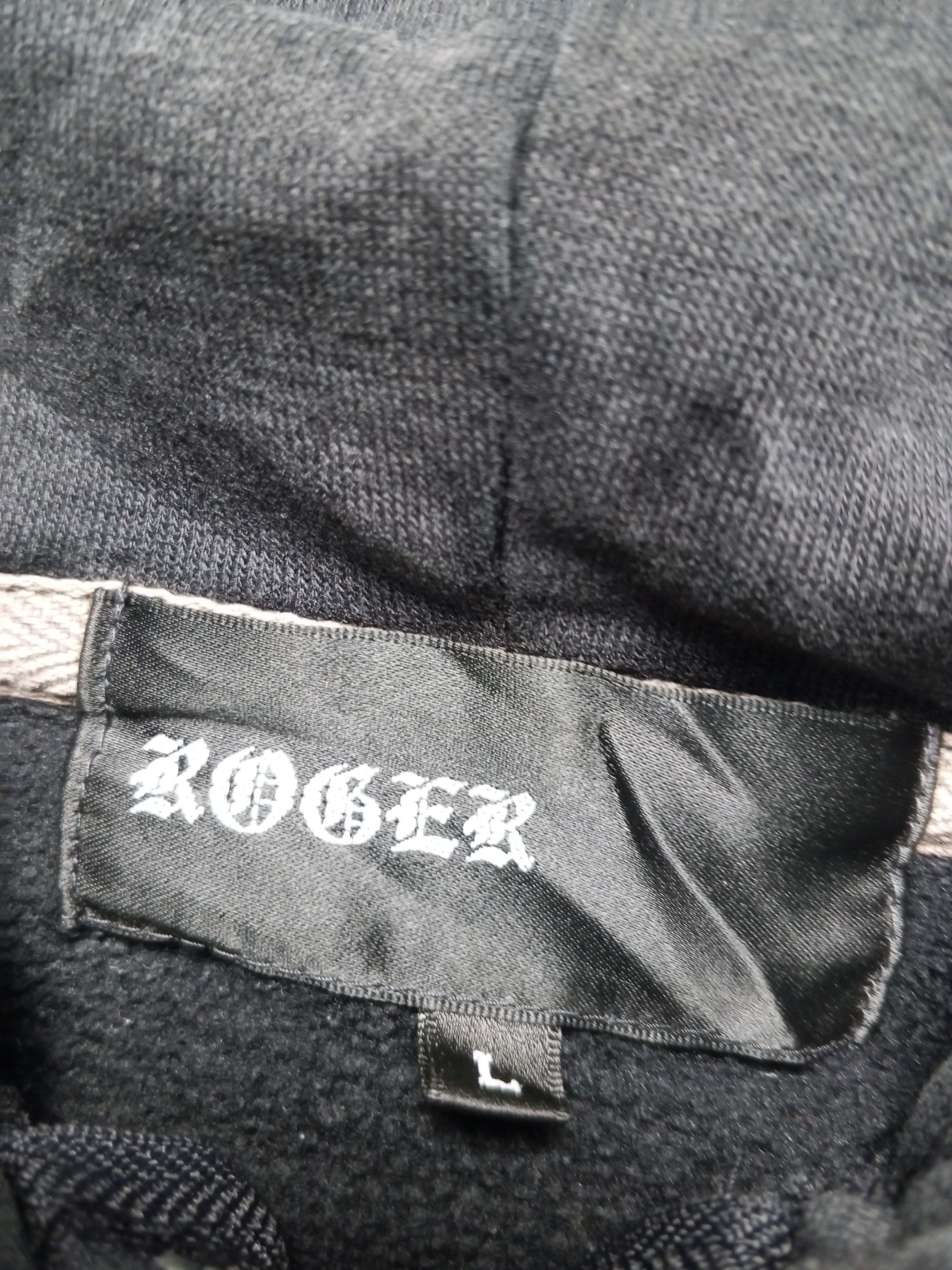 Japanese Brand Vintage Faded Roger Poem Skull Custom Cycle Hoodie Size US L / EU 52-54 / 3 - 7 Thumbnail