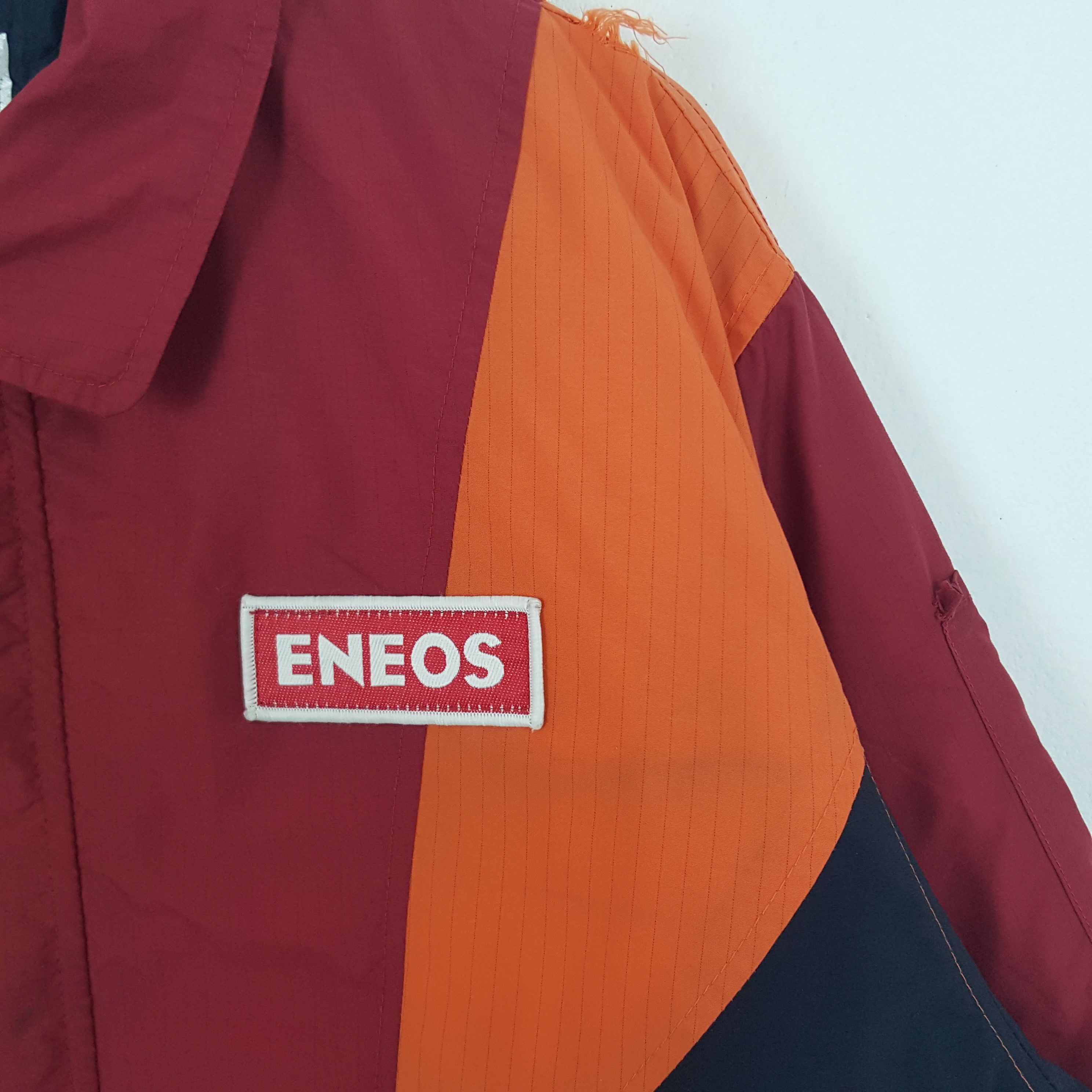 Japanese Brand × Vintage Vintage Eneos Japanese Oil Campany Work Jacket Size US L / EU 52-54 / 3 - 2 Thumbnail