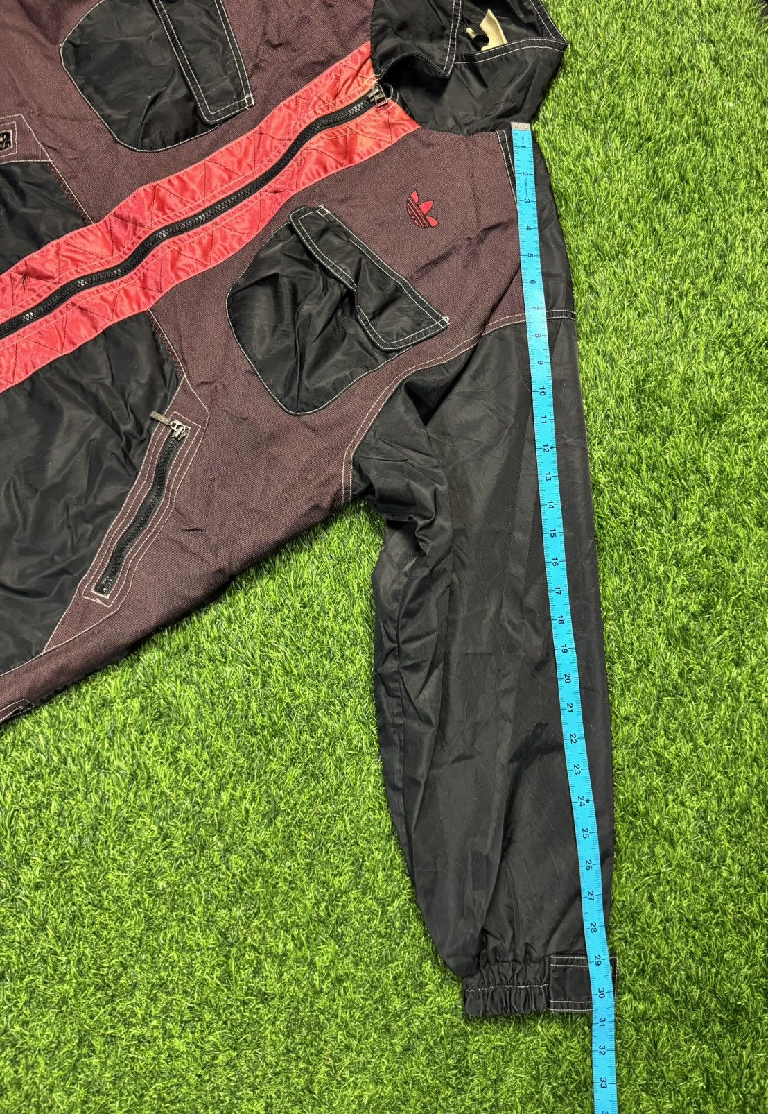 Adidas × Vintage vintage ADIDAS - zipper windbreaker jacket Size US L / EU 52-54 / 3 - 11 Thumbnail