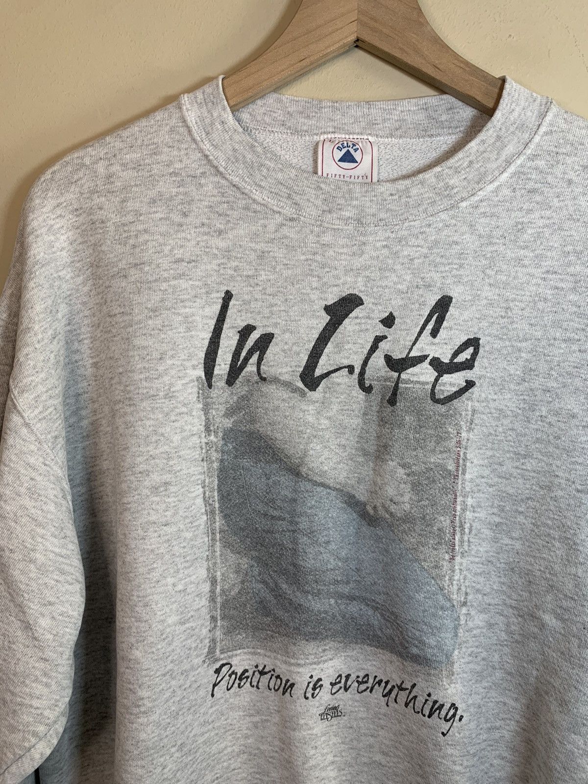 Vintage RARE* Vintage Living Epistles Position Everything Sweatshirt Size US L / EU 52-54 / 3 - 3 Thumbnail