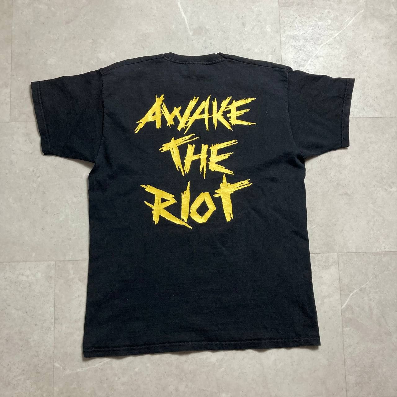 Band Tees Vintage Dust Bolt Awake The Riot Trash Metal Rock Band Size US L / EU 52-54 / 3 - 6 Thumbnail