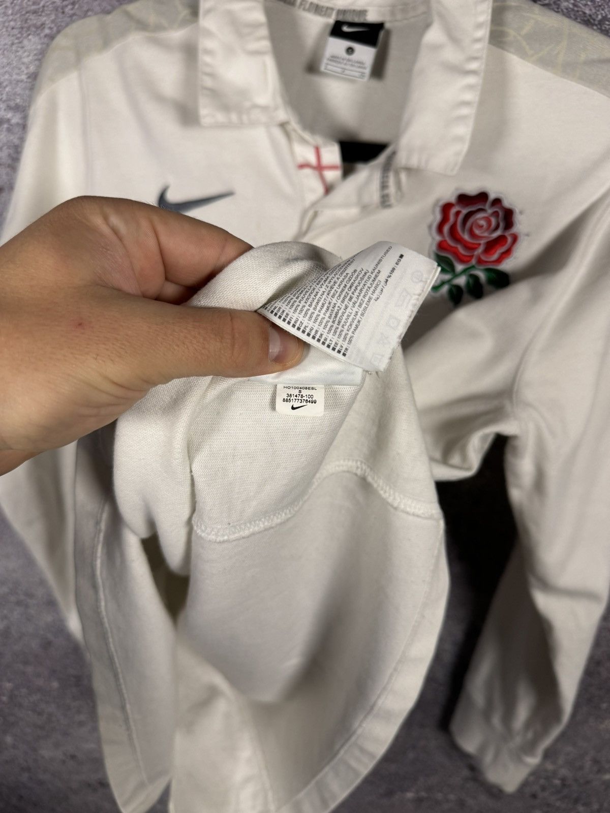 Nike × Vintage Vintage England Rugby Union 2010 Nike O2 Jersey Small Size US S / EU 44-46 / 1 - 10 Thumbnail
