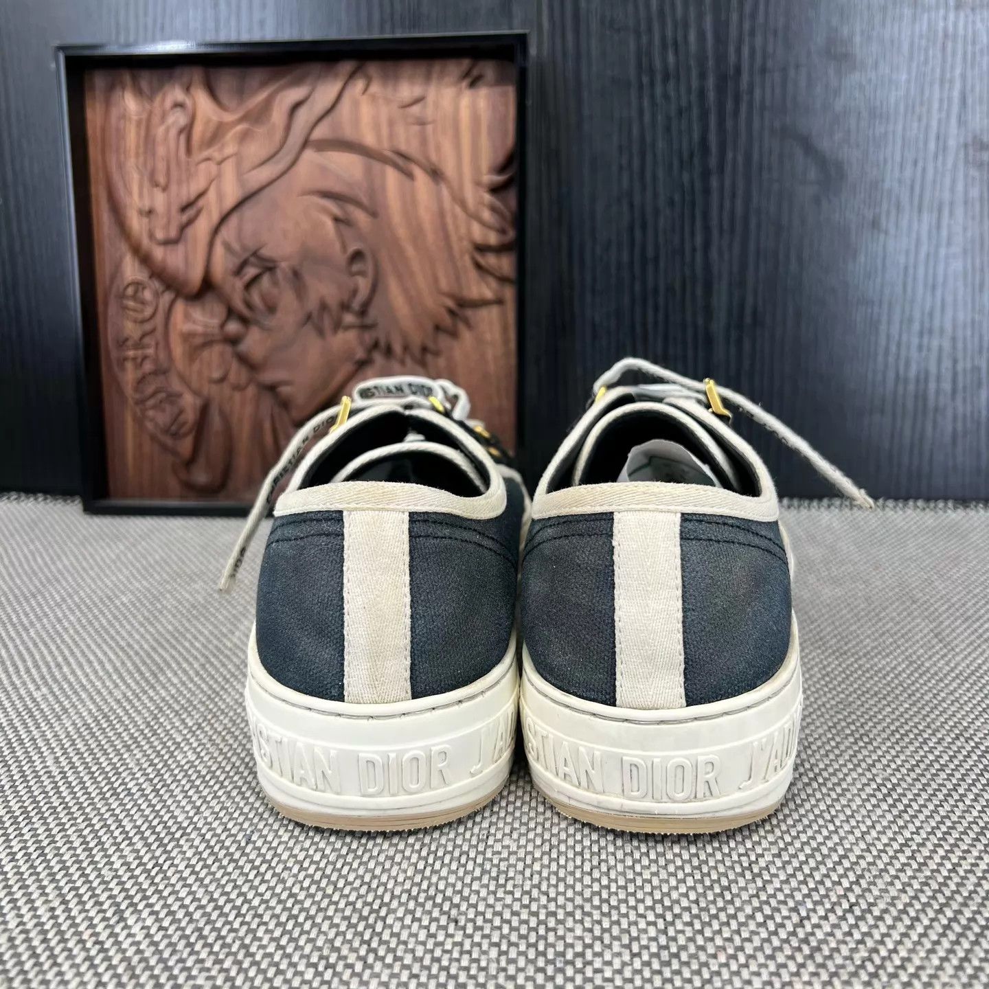 Dior DIOR Walk'n'Dior Black & White Sneaker 36 With Box Size US 5.5 / IT 35.5 - 6 Thumbnail