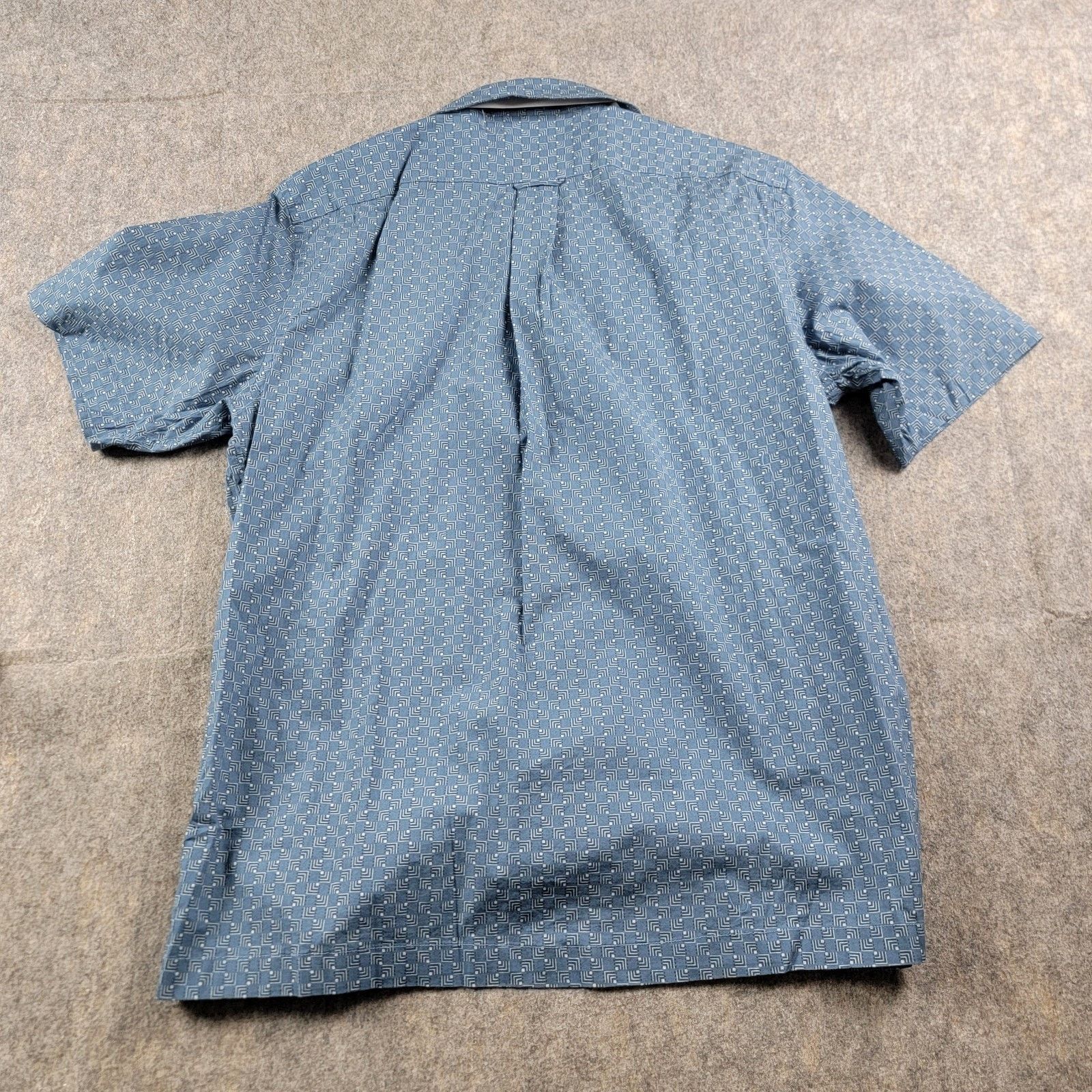 Todd Snyder Todd Snyder Square Geo Camp Collar Button Down Shirt NWT Size US L / EU 52-54 / 3 - 3 Thumbnail