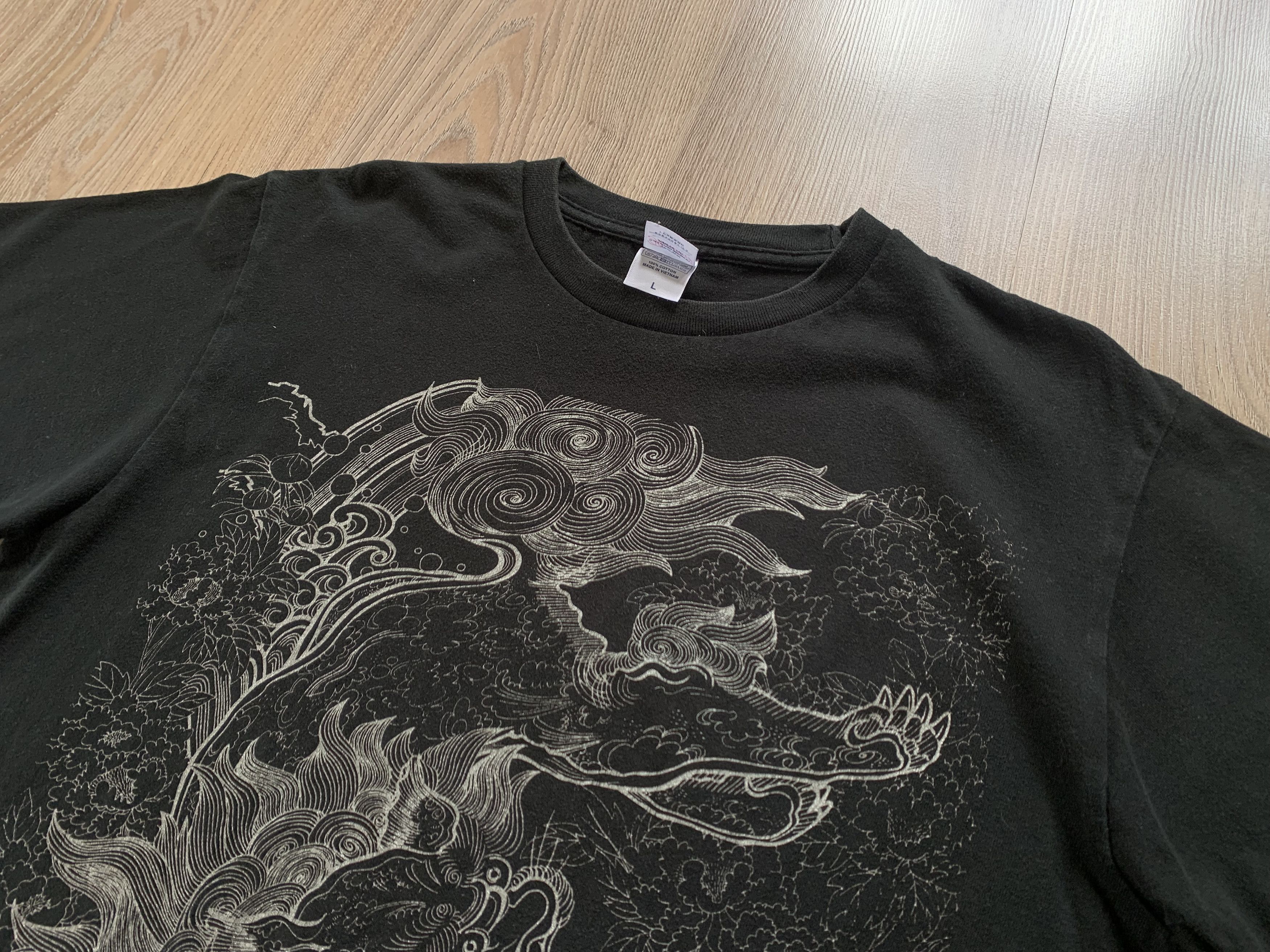 Japanese Brand Rare Vintage Printstar The Japanese Dragon Printed T-Shirt Size US L / EU 52-54 / 3 - 4 Thumbnail