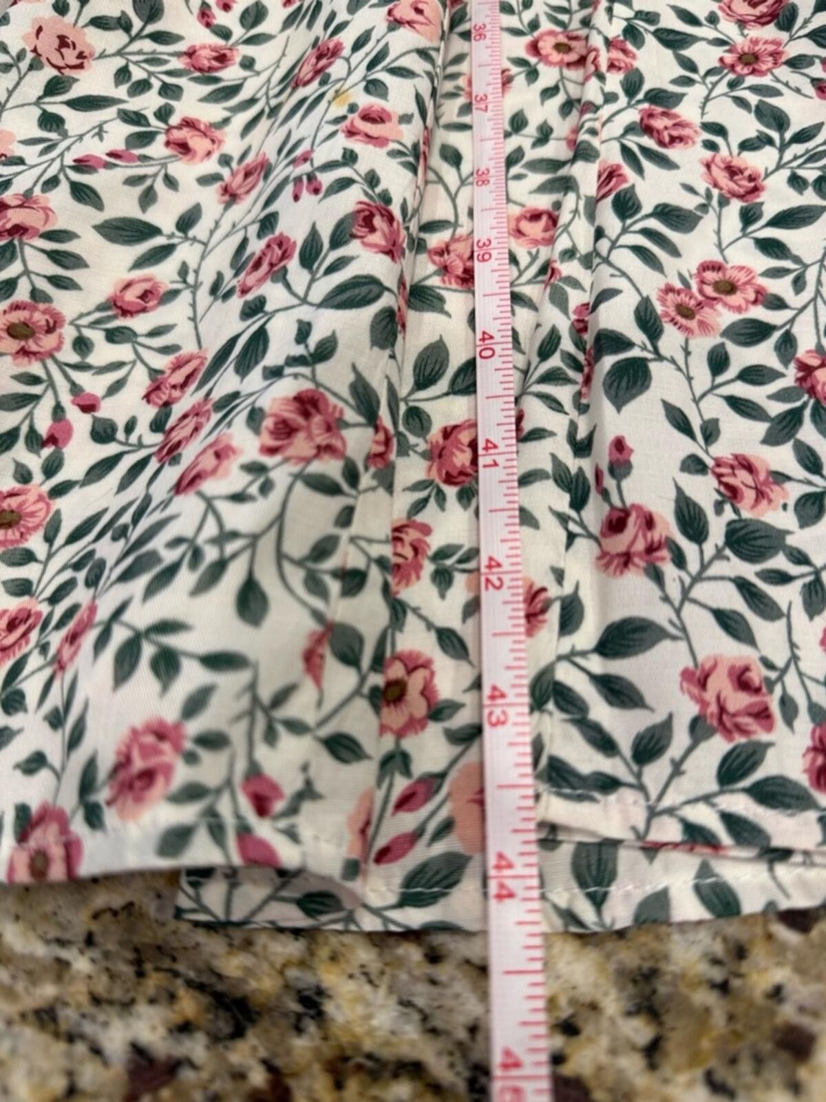 Other Vintage floral rose midi dress attached skirt & jacket XL/1X Size M / US 6-8 / IT 42-44 - 10 Thumbnail