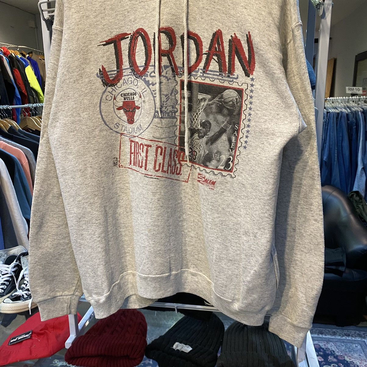 NBA Vintage 1990 Michael Jordan First Class chicago bulls hoodie Size US L / EU 52-54 / 3 - 4 Thumbnail