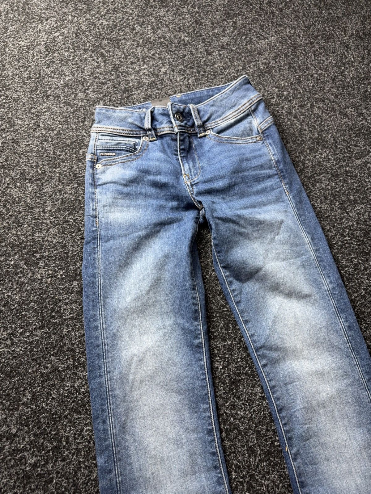 G-Star NWT 00s G-Star RAW Midge Mid Straight Jeans Blue W23 Y2K Size 23" - 5 Thumbnail