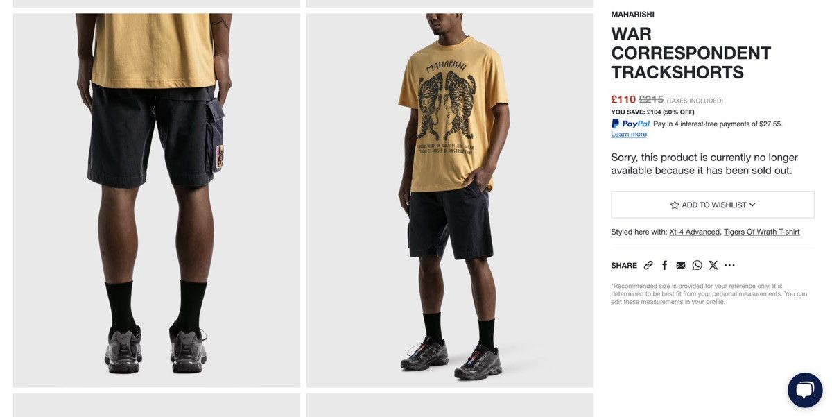 Maharishi Maharishi War Correspondent Track Shorts Size US 44 / EU 60 - 6 Thumbnail