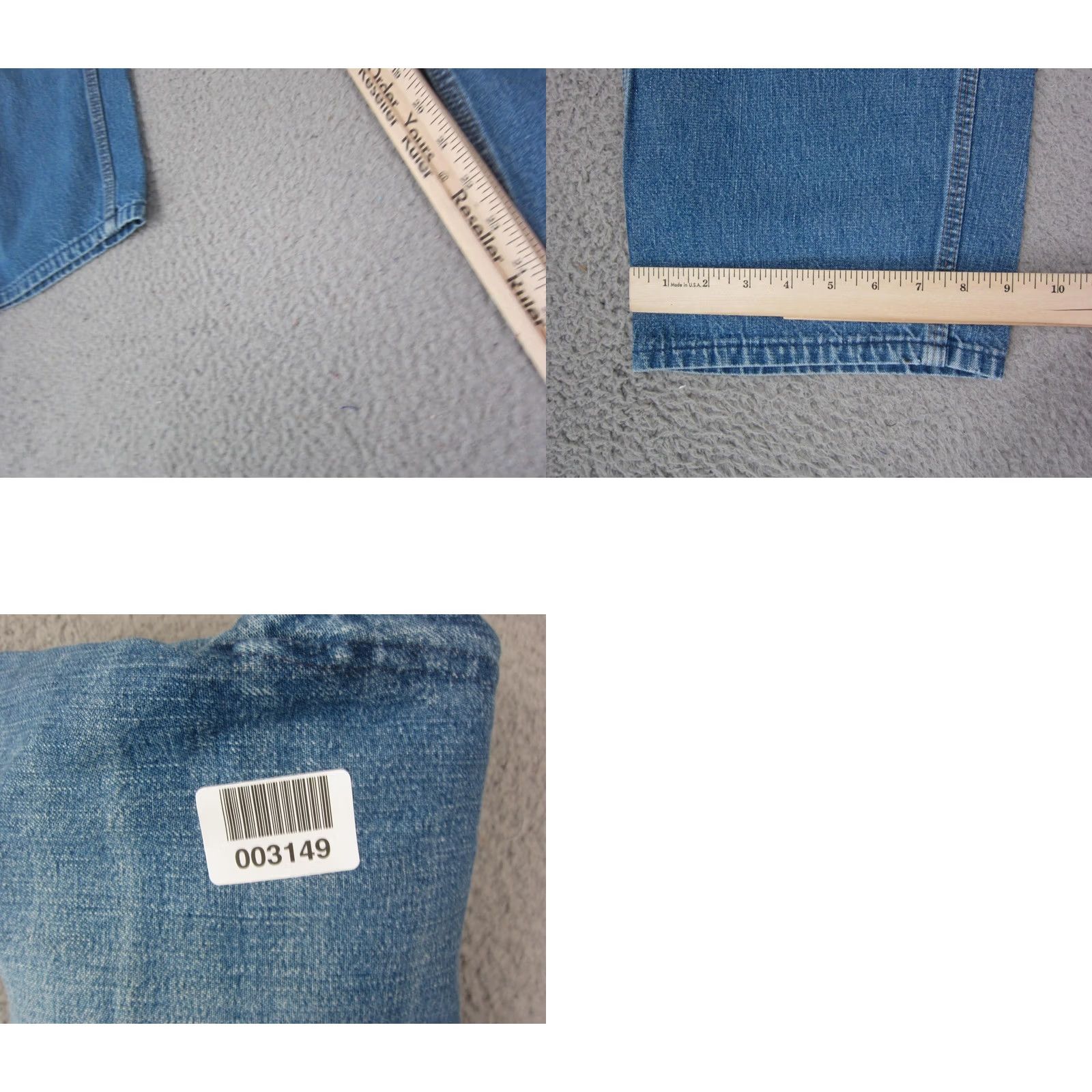 Vintage VINTAGE Oshkosh Jeans Mens 32x25 Blue Denim Baggy Carpenter Zip 70s 5-Pocket Mens Jeans Blue 90s Cowboy Retro - OshKosh B'gosh Size US 32 / EU 48 - 10 Thumbnail