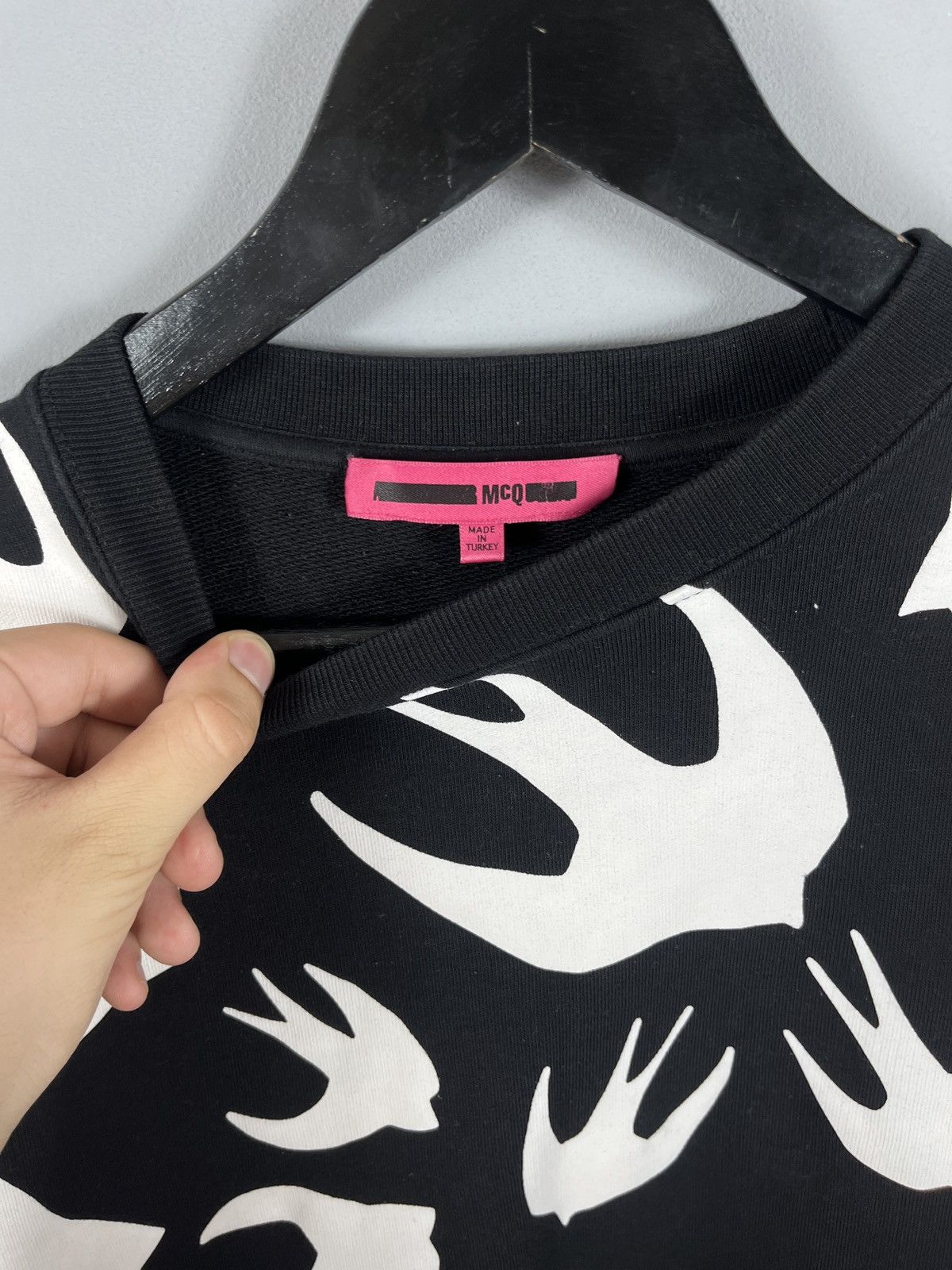Alexander McQueen MCQ Alexander McQueen Authentic Men Sweatshirt Black XS Size US XS / EU 42 / 0 - 5 Thumbnail