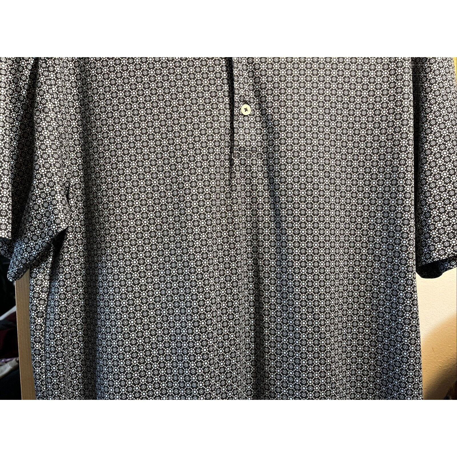Other Turtleson Polo Shirt Men’s M Blue Geometric Golf Polyester Size US M / EU 48-50 / 2 - 5 Thumbnail