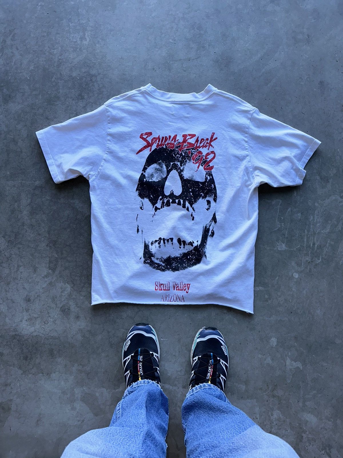 Band Tees × Vintage M+RC Noir Spring Break ‘92 Skull Valley Arizona White/Ivory Size US L / EU 52-54 / 3 - 1 Thumbnail