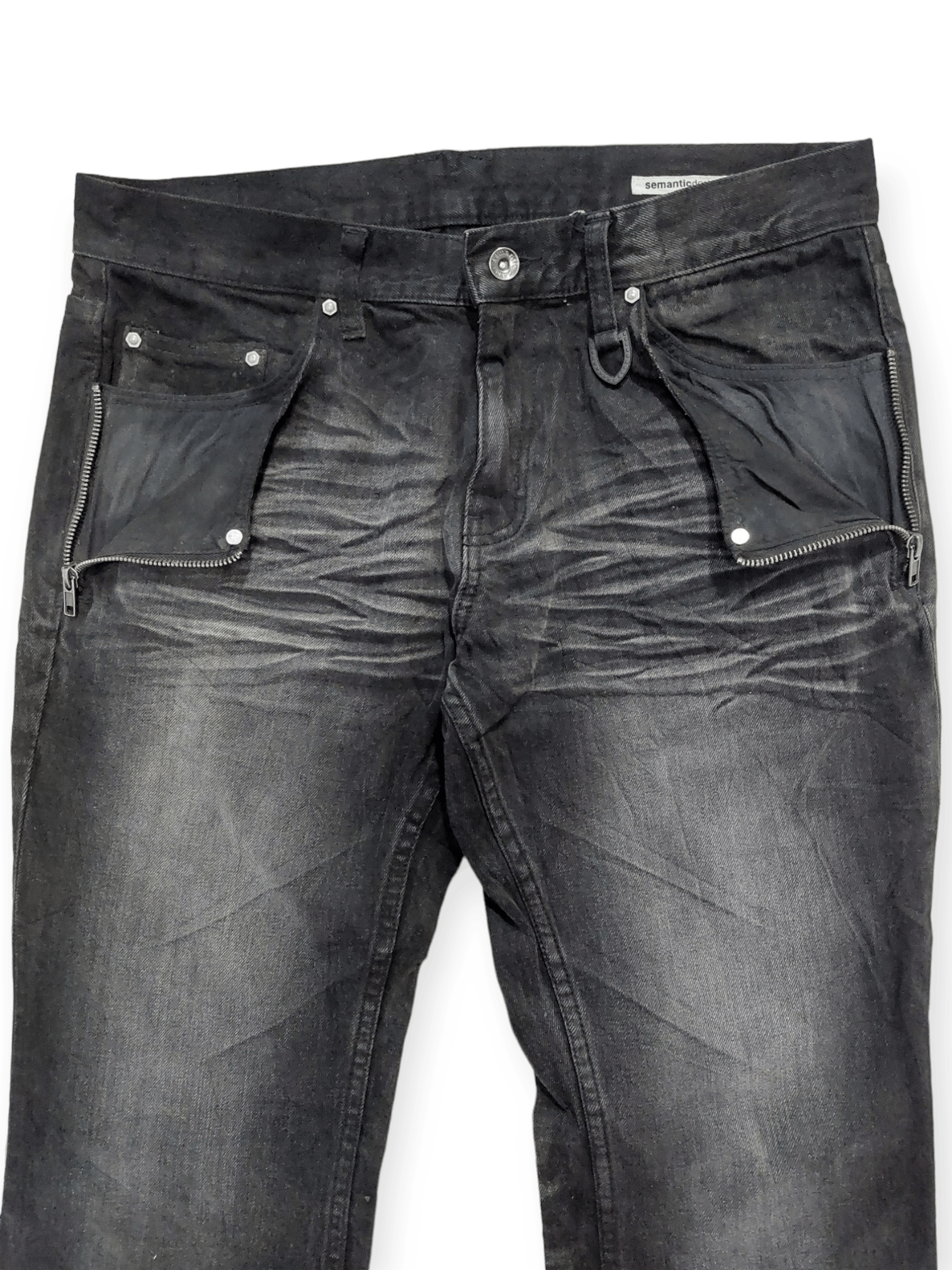 semanticdesign Flare Jeans Semantic Design Black Boot Cut Size US 34 / EU 50 - 10 Thumbnail