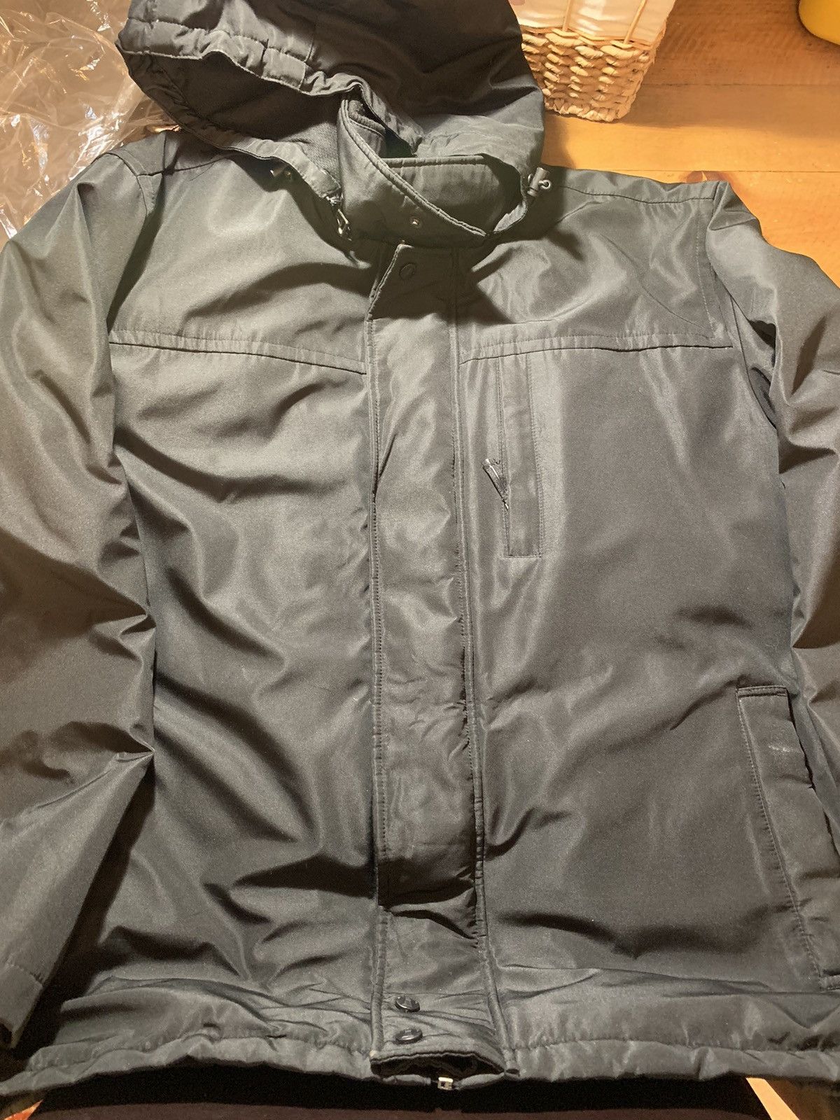 image of Weatherproof Bomber Jacket in Black, Men's (Size 2XL)