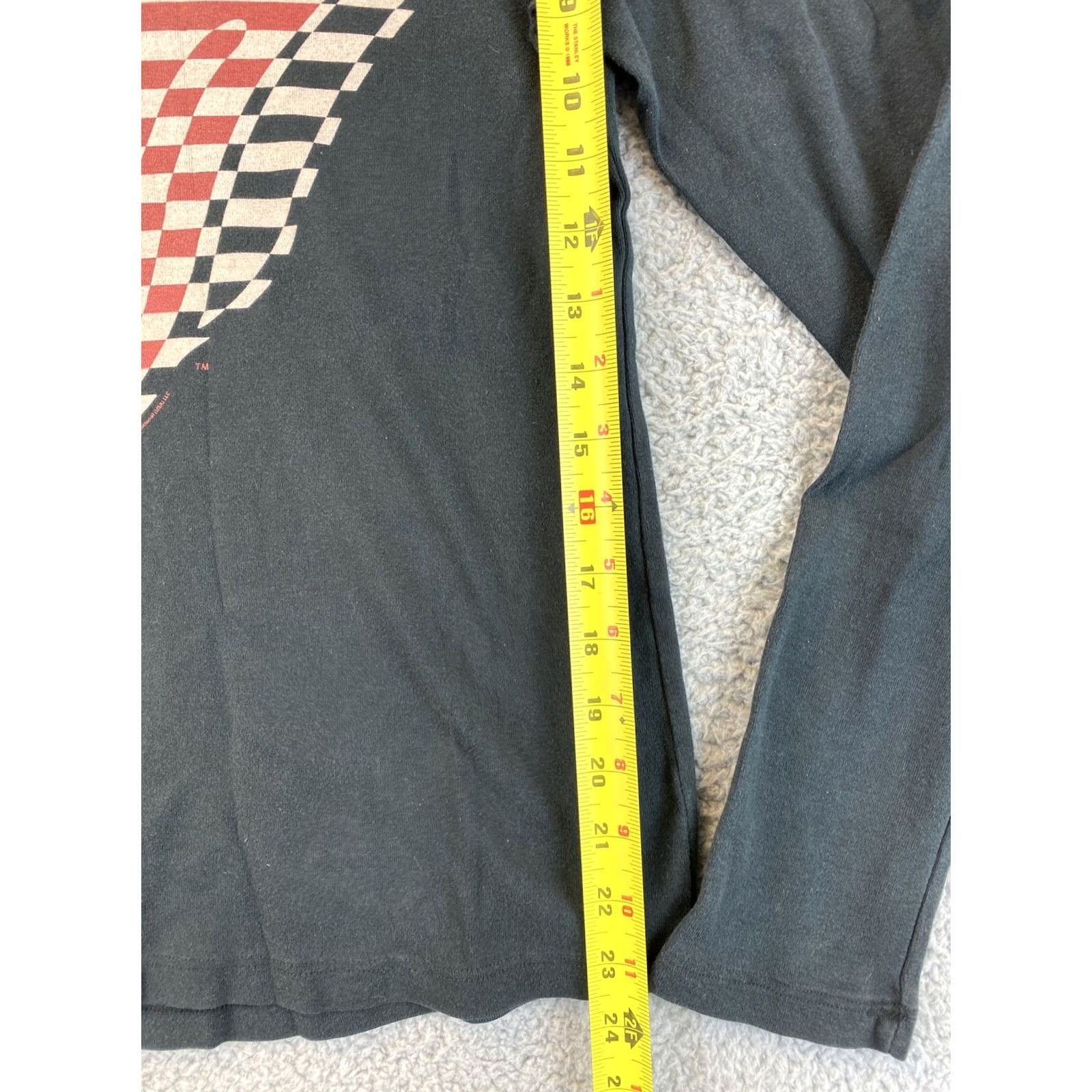 Vintage Motive Women's T-Shirt Long Sleeve Top Slim Fit Crew Neck Cotton XL Black Rolling Stones Basics Classic Shirt Size XL / US 12-14 / IT 48-50 - 5 Thumbnail