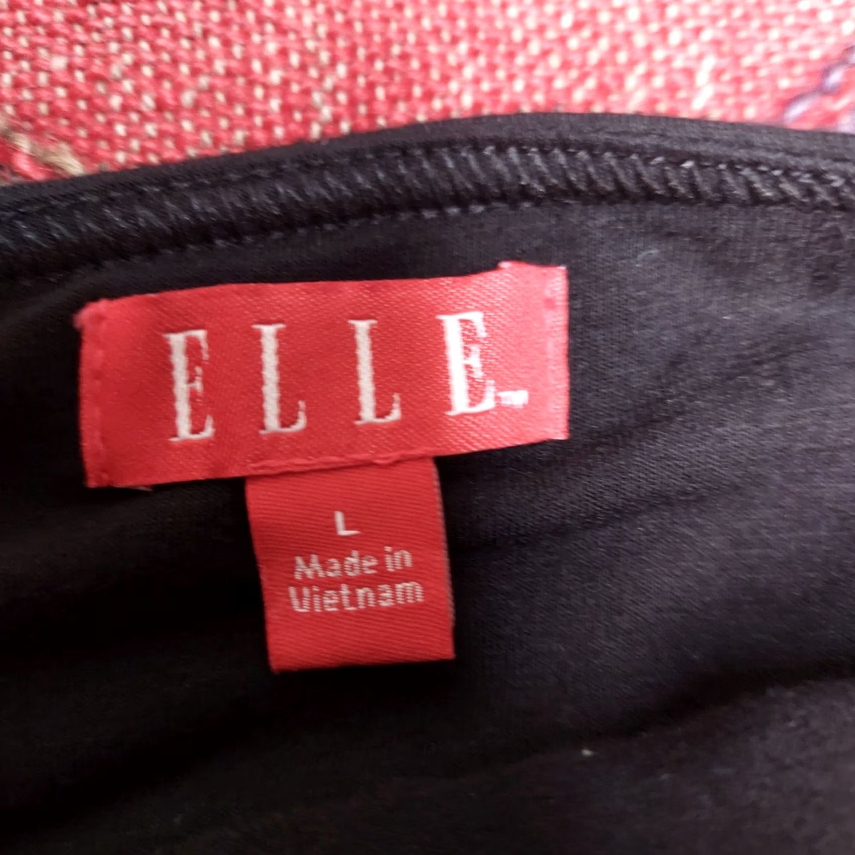Vintage ELLE Womens Black Floral Embroidered Sleeveless Tunic Top Large NWT Shirt Tank Bohemian Sleeveless Everyday Womens Size L / US 10 / IT 46 - 3 Thumbnail
