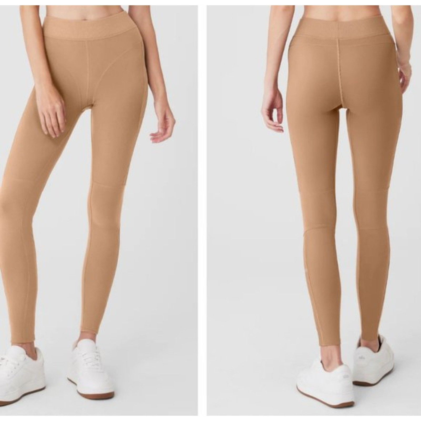 Alo Alo Yoga Leggings High-Waist Airlift Sheeny Toasted Almond Size 25" / US 0 / IT 36 - 4 Thumbnail