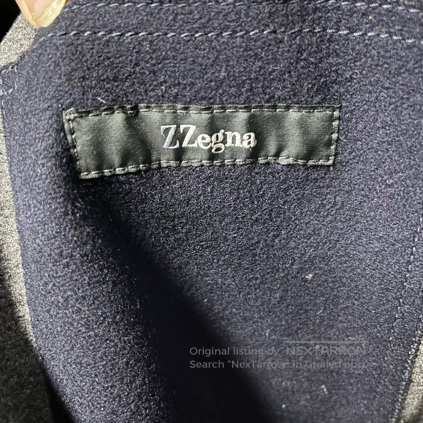 Ermenegildo Zegna Ermenegildo Zegna Solid-color stand-up collar zipper jacke Size US M / EU 48-50 / 2 - 4 Thumbnail