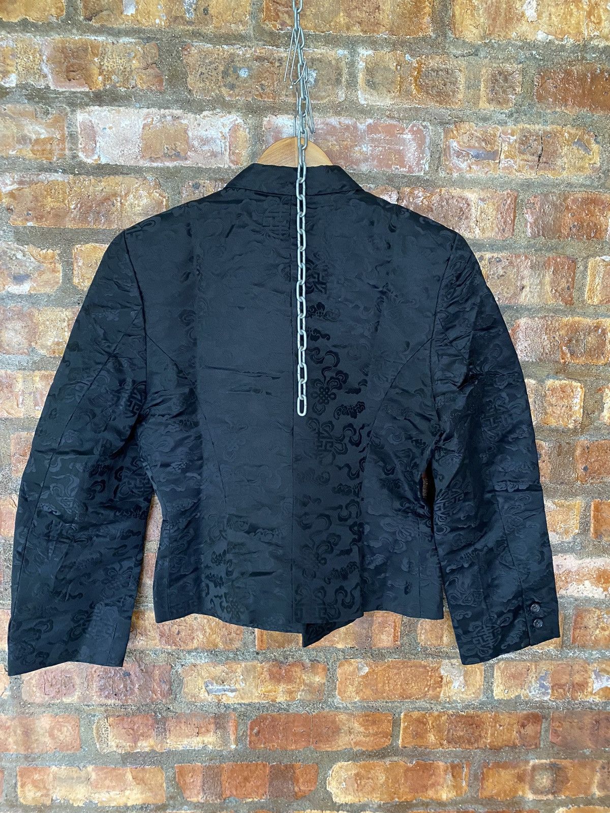Comme des Garcons SS1991 SILK CDG NOIR chinese manuscript hologram symbol Size M / US 6-8 / IT 42-44 - 13 Thumbnail