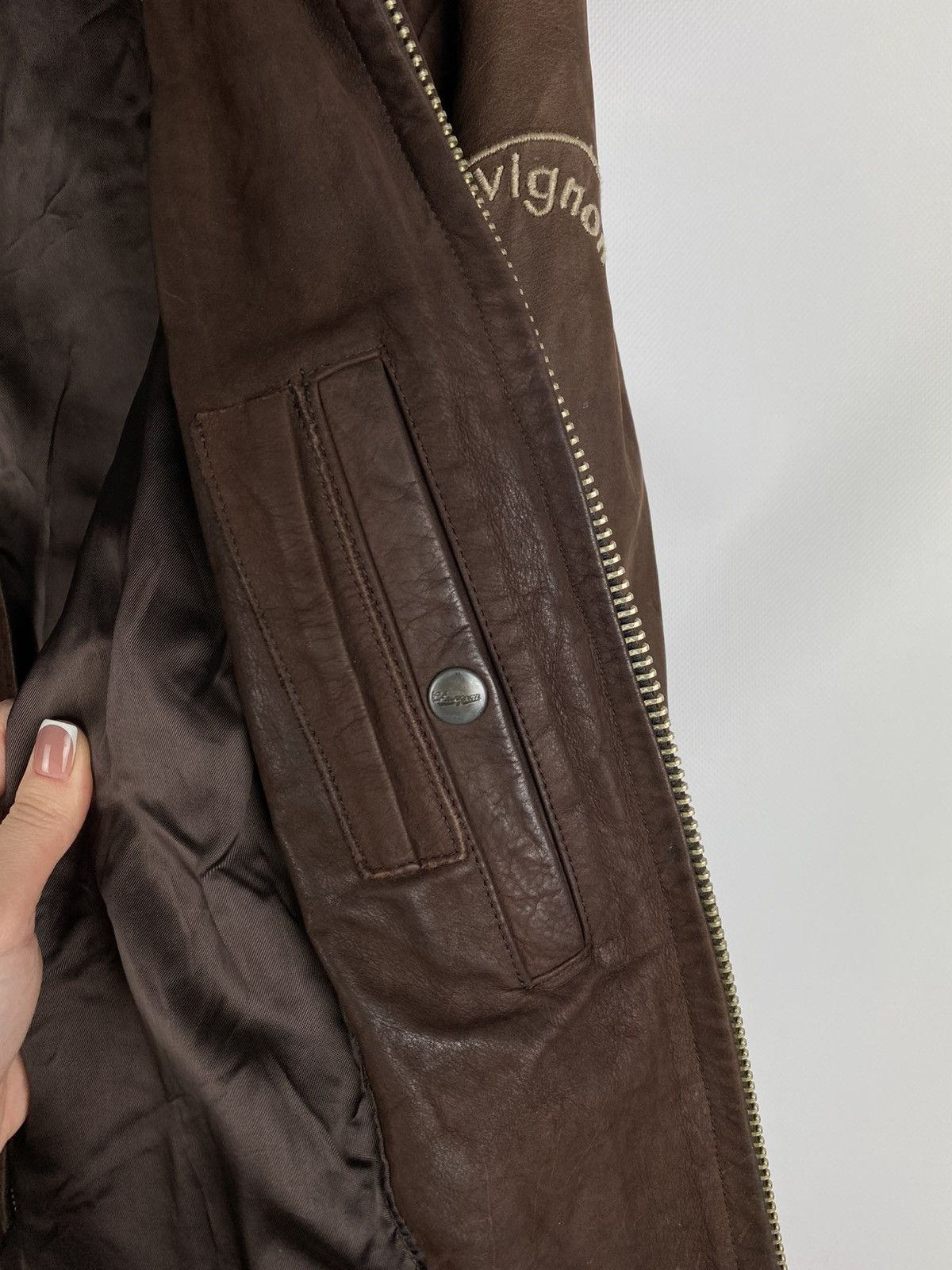 Chevignon Chevignon vintage men’s leather western style bomber jacket Size US XL / EU 56 / 4 - 24 Thumbnail