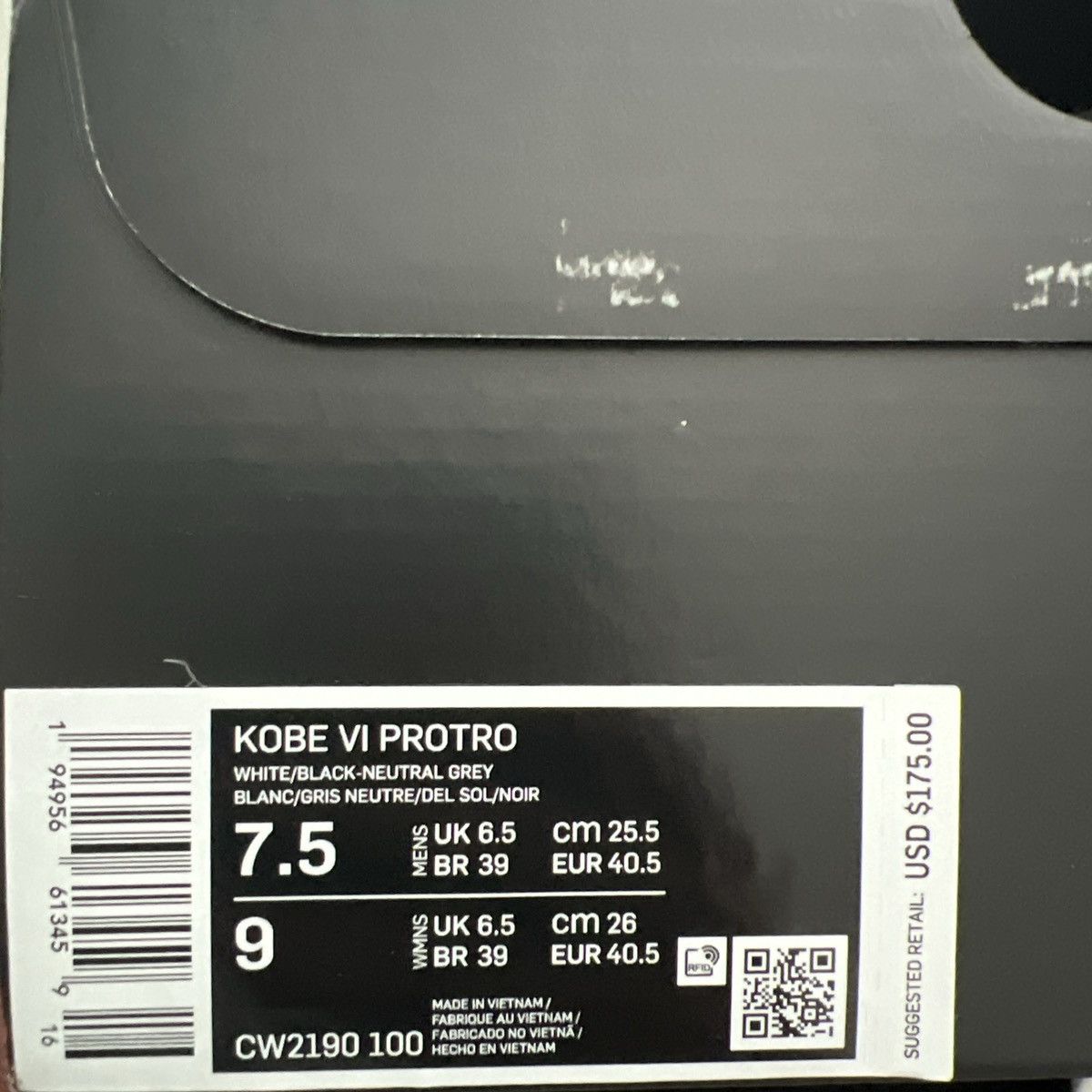 Nike Kobe 6 (VI) White Del Sol Sz 7.5 Size US 7.5 / EU 40-41 - 8 Thumbnail