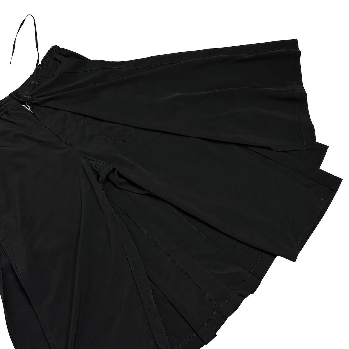 Yohji Yamamoto Yohji Yamamoto Femme - Ta/TUXEDO Wrap Layered Skirt Pants Size US 30 / EU 46 - 6 Thumbnail