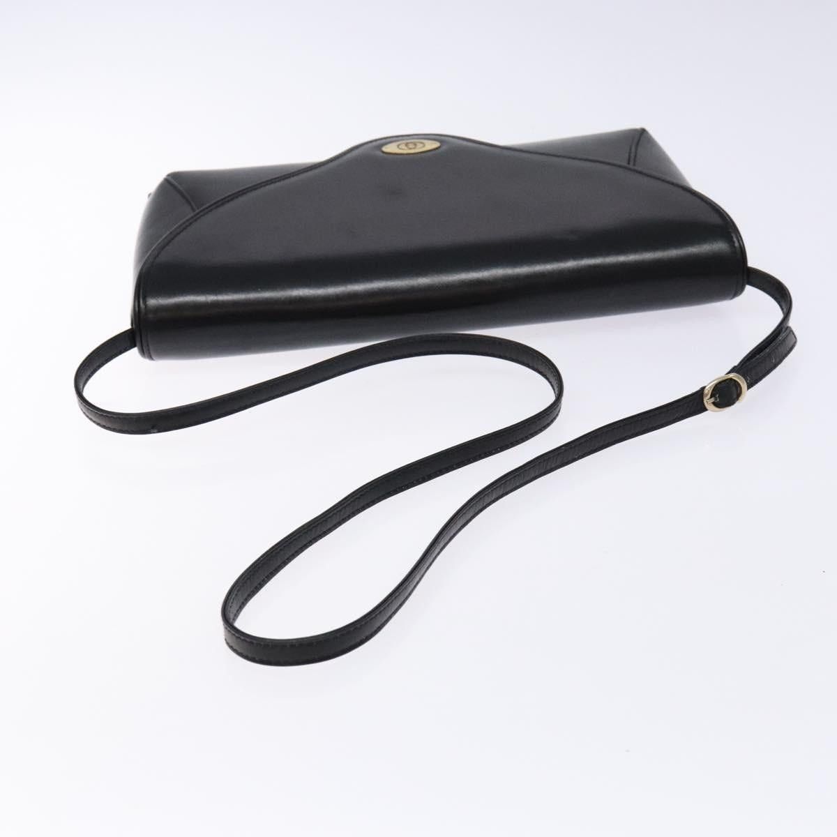 Gucci GUCCI Shoulder Bag Leather Black Gold Size ONE SIZE - 7 Thumbnail