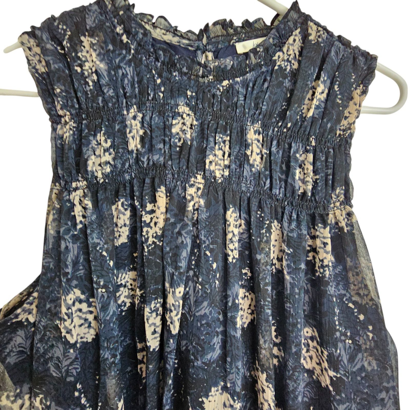 Joie Joie Women Dress Baltic Print Romantic Feminine Sleeveless L Size L / US 10 / IT 46 - 3 Thumbnail