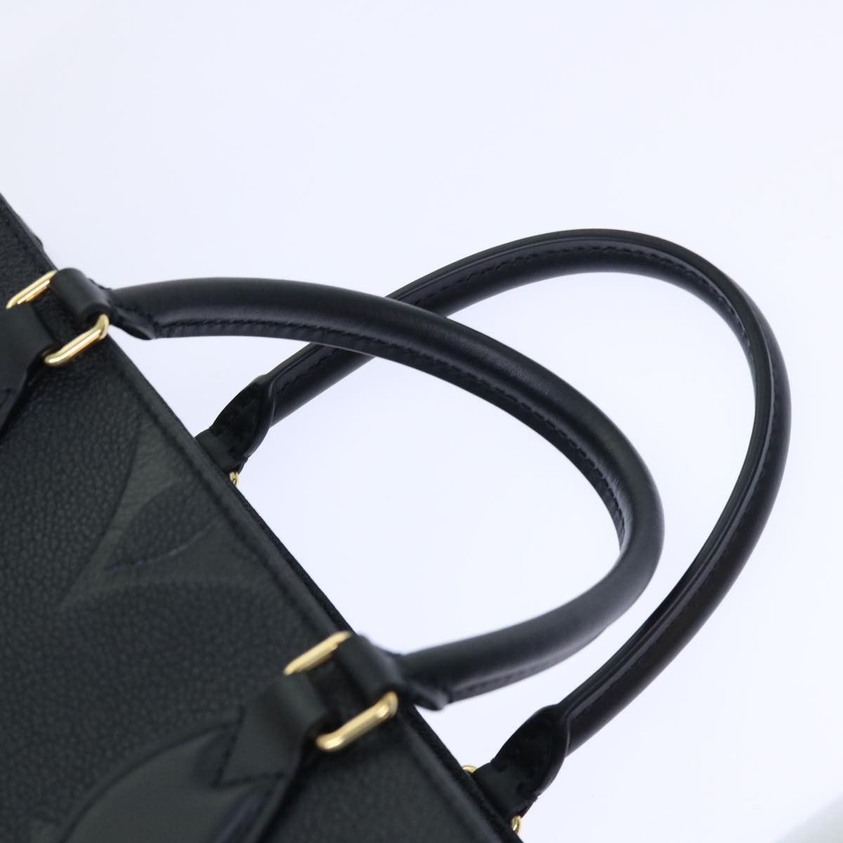 Louis Vuitton LOUIS VUITTON Monogram Empreinte On The Go MM Bag Black Size ONE SIZE - 14 Thumbnail