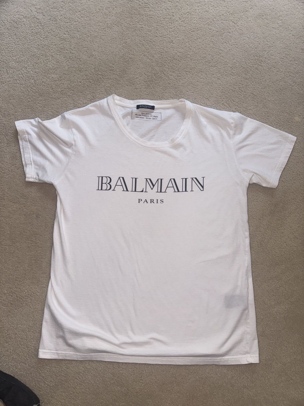 Balmain Balmain Logo T shirt Size US M / EU 48-50 / 2 - 1 Thumbnail