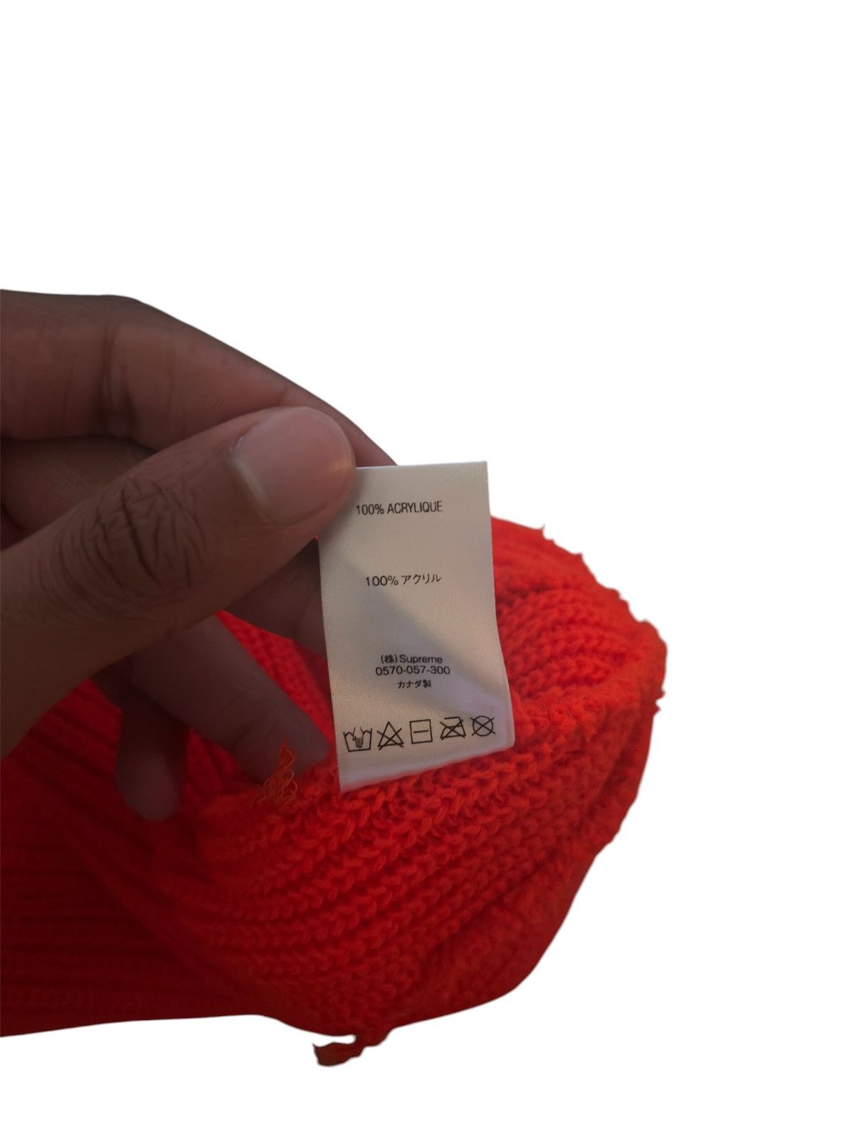 Supreme Supreme Loose Gauge Orange Beanie Size ONE SIZE - 4 Thumbnail