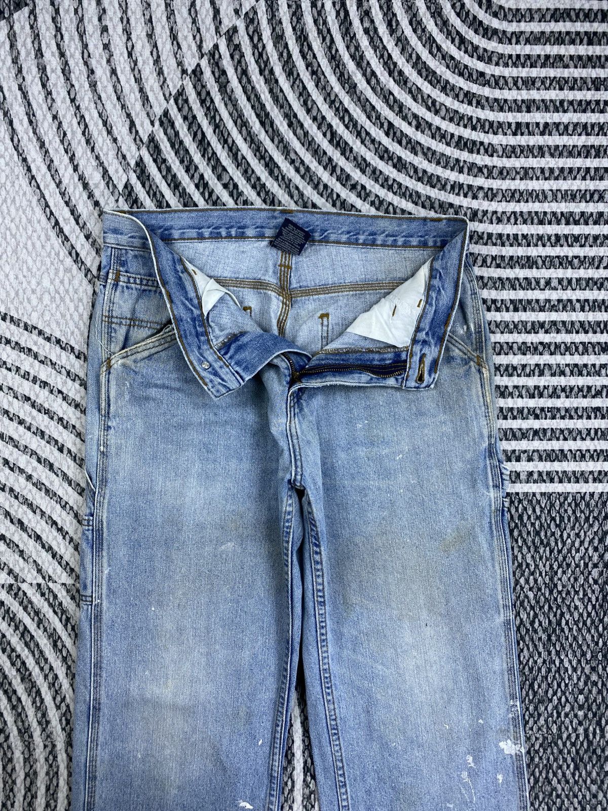 Faded Glory Vintage Faded Glory Carpenter Distressed Denim Jeans Size US 31 - 9 Thumbnail