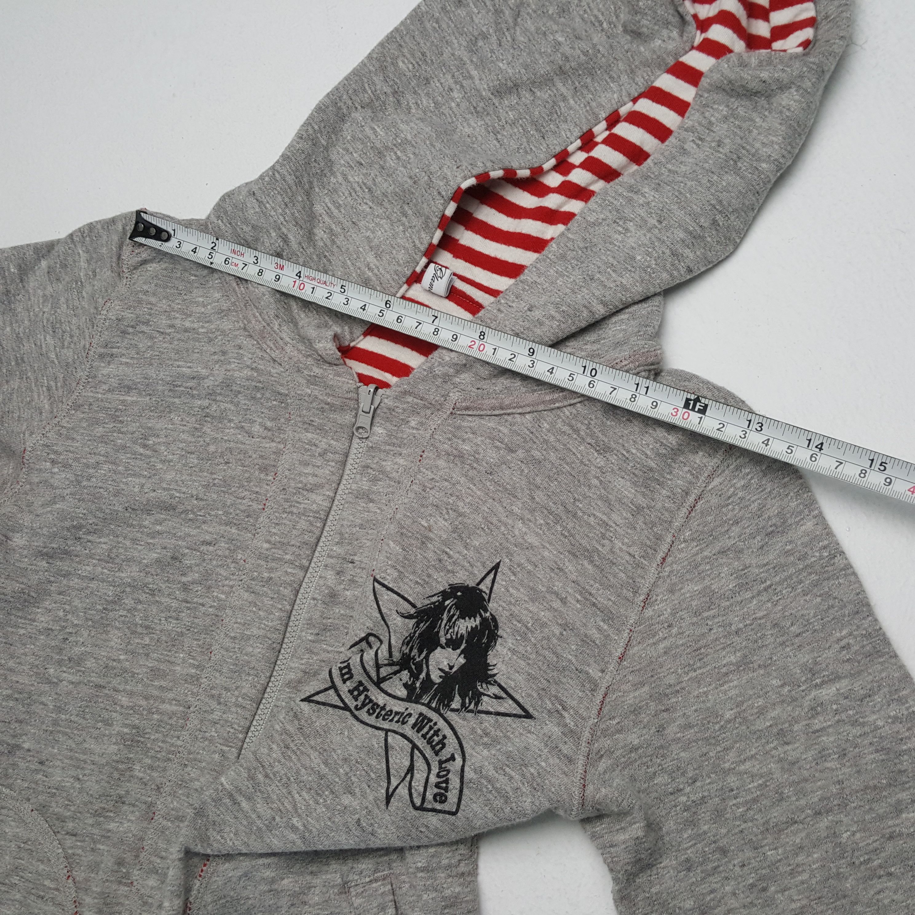 Hysteric Glamour × Japanese Brand × Vintage Vintage HYSTERIC GLAMOUR Japanese Brand Reversible Hoodies Size XXS / US 00 / IT 34 - 9 Thumbnail