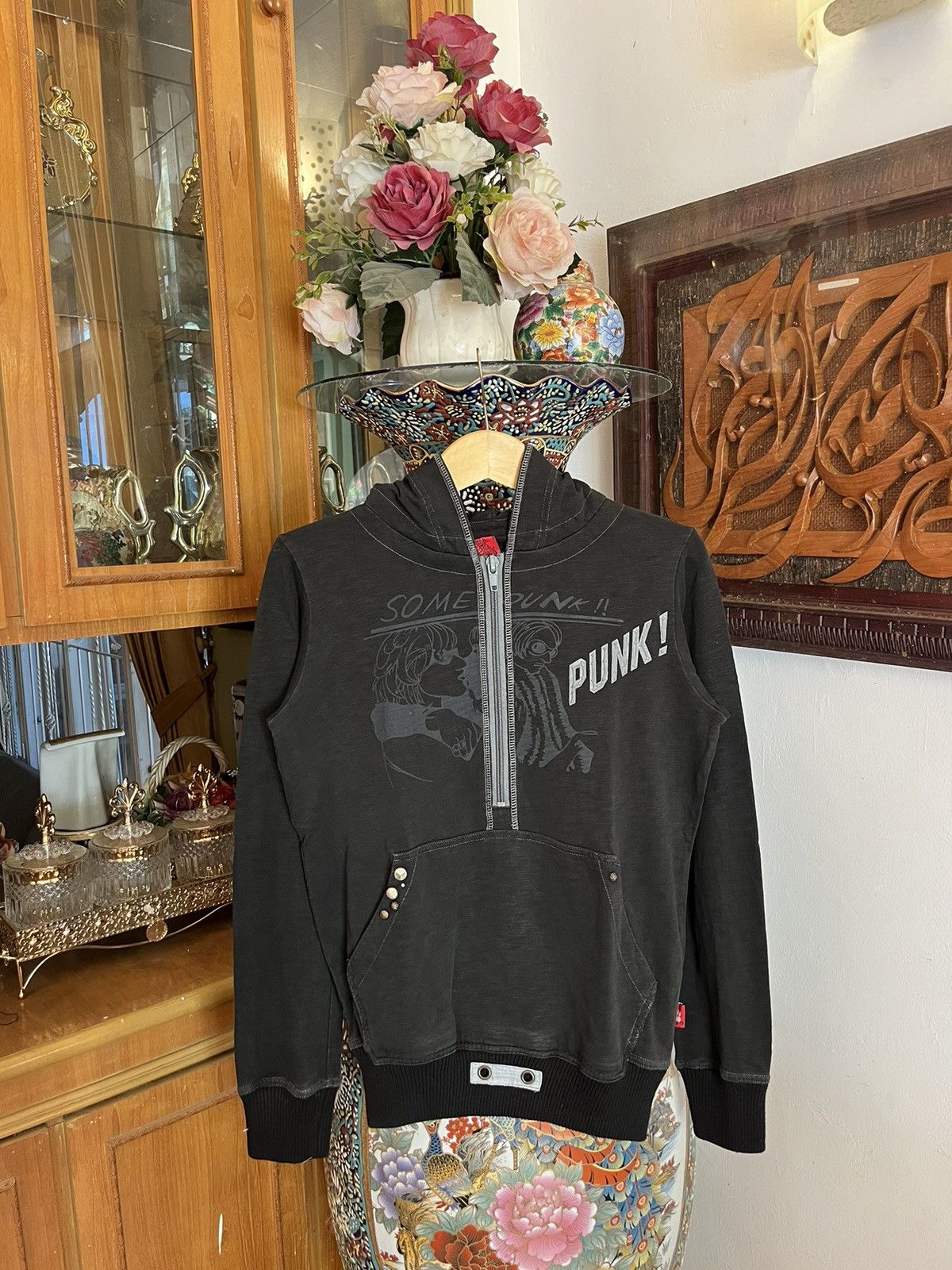 If Six Was Nine Y2K Kmrii Punk is not dead Cudle Zip Hoodie Size US XS / EU 42 / 0 - 1 Thumbnail