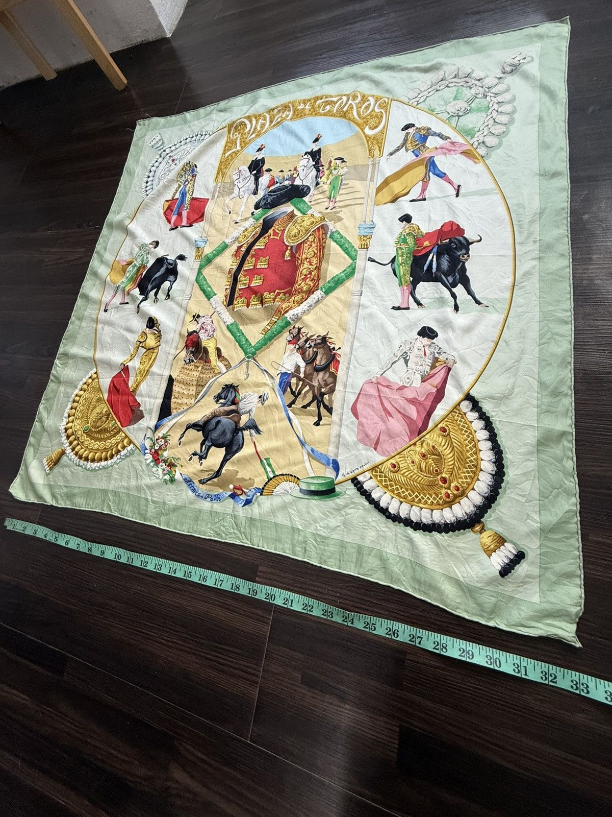 Hermes 🔥 HERMÈS Plaza De Toros Silk Scarf Size ONE SIZE - 8 Thumbnail