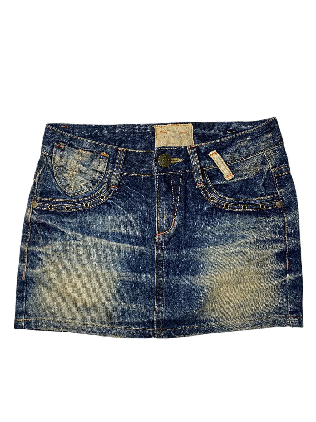 Hysteric Glamour 2000's Lolita Jeans Y2K Mini Skirt Size 27" / US 4 / IT 40 - 4 Thumbnail