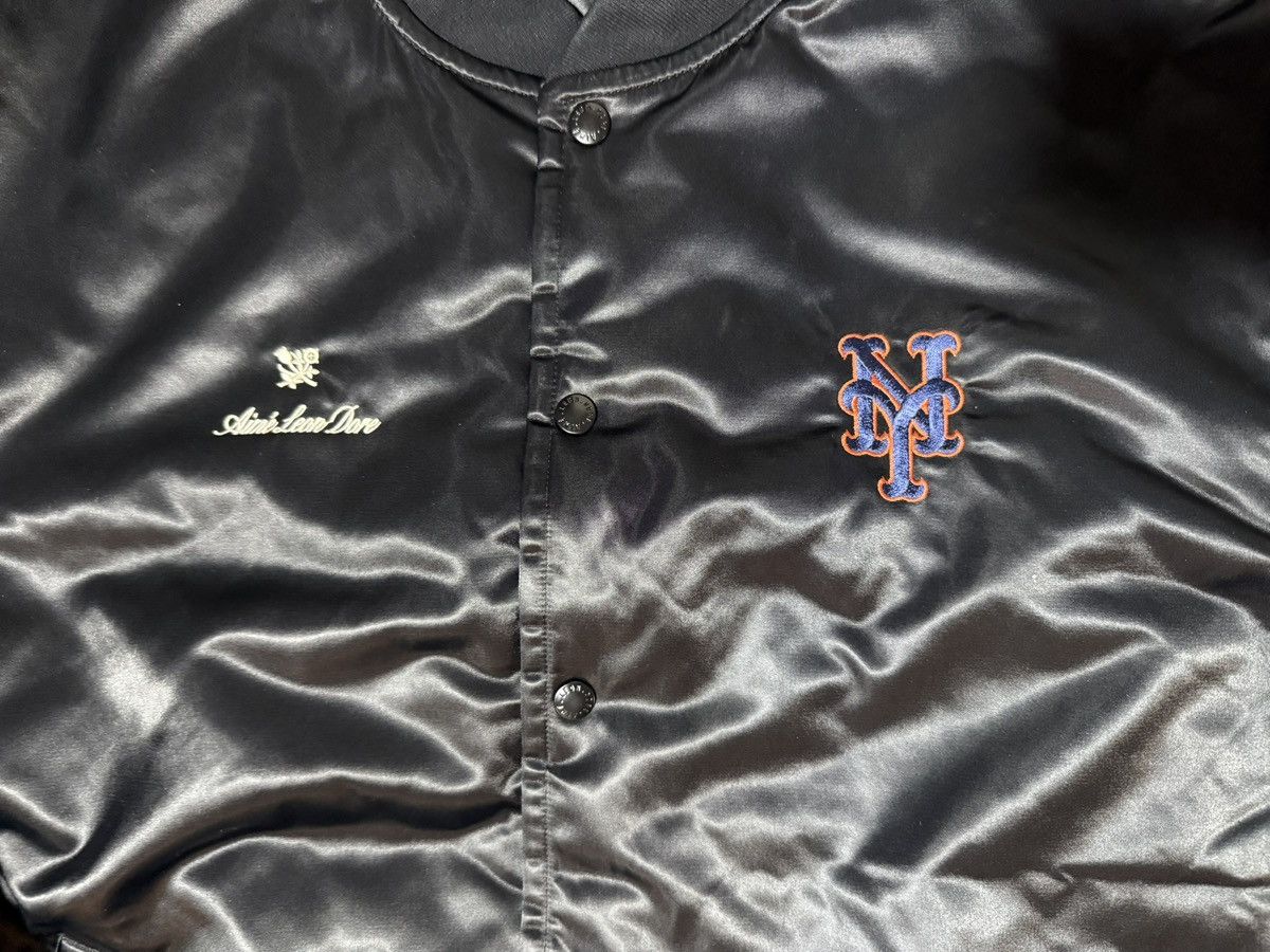 Aime Leon Dore Aime Leon Dore NY Mets Satin Varsity Bomber Jacket Black XXL Size US XXL / EU 58 / 5 - 5 Thumbnail