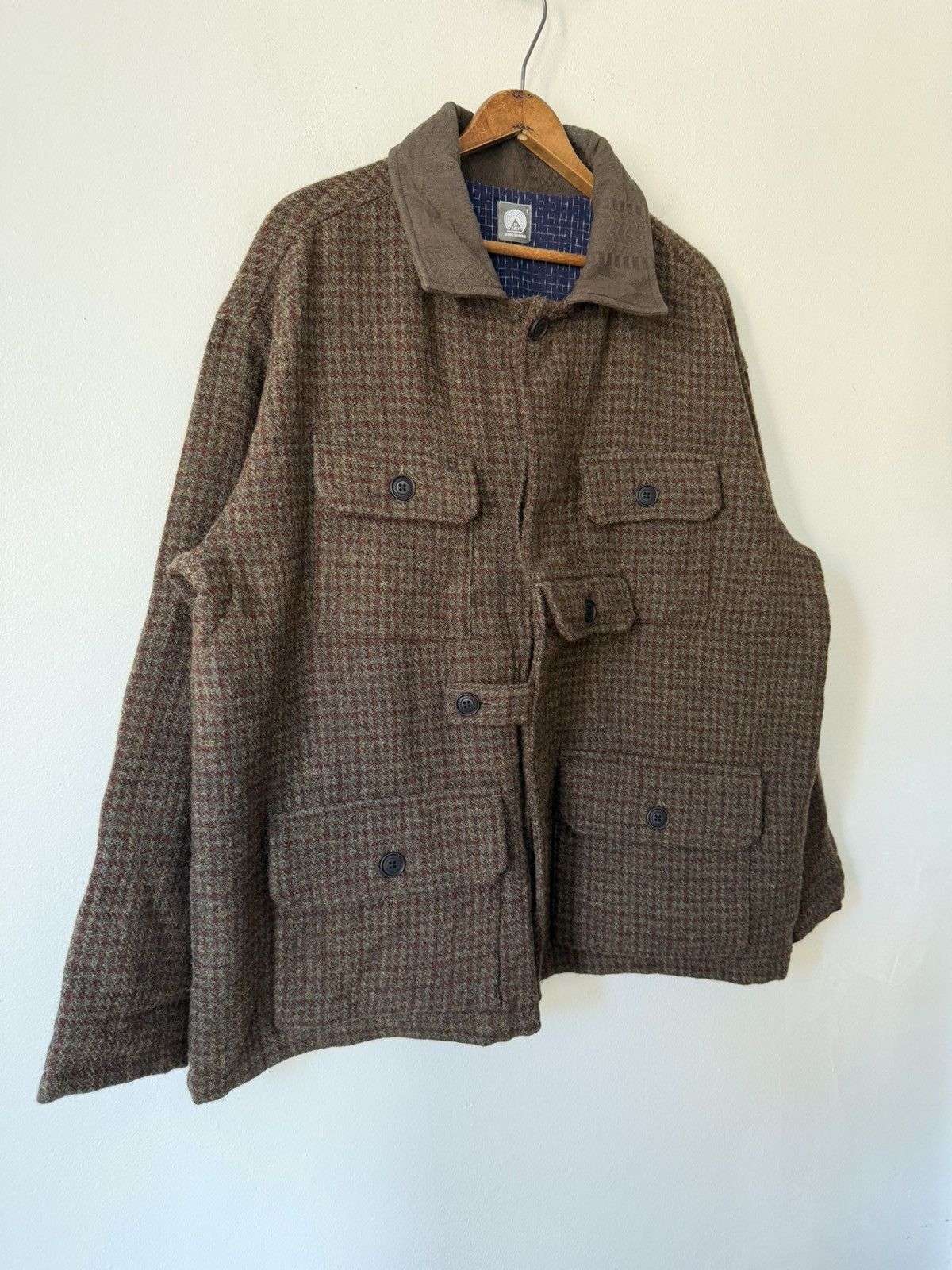 18 East 18 East Houndstooth Wool Lined Hunting Jacket Size US S / EU 44-46 / 1 - 2 Thumbnail