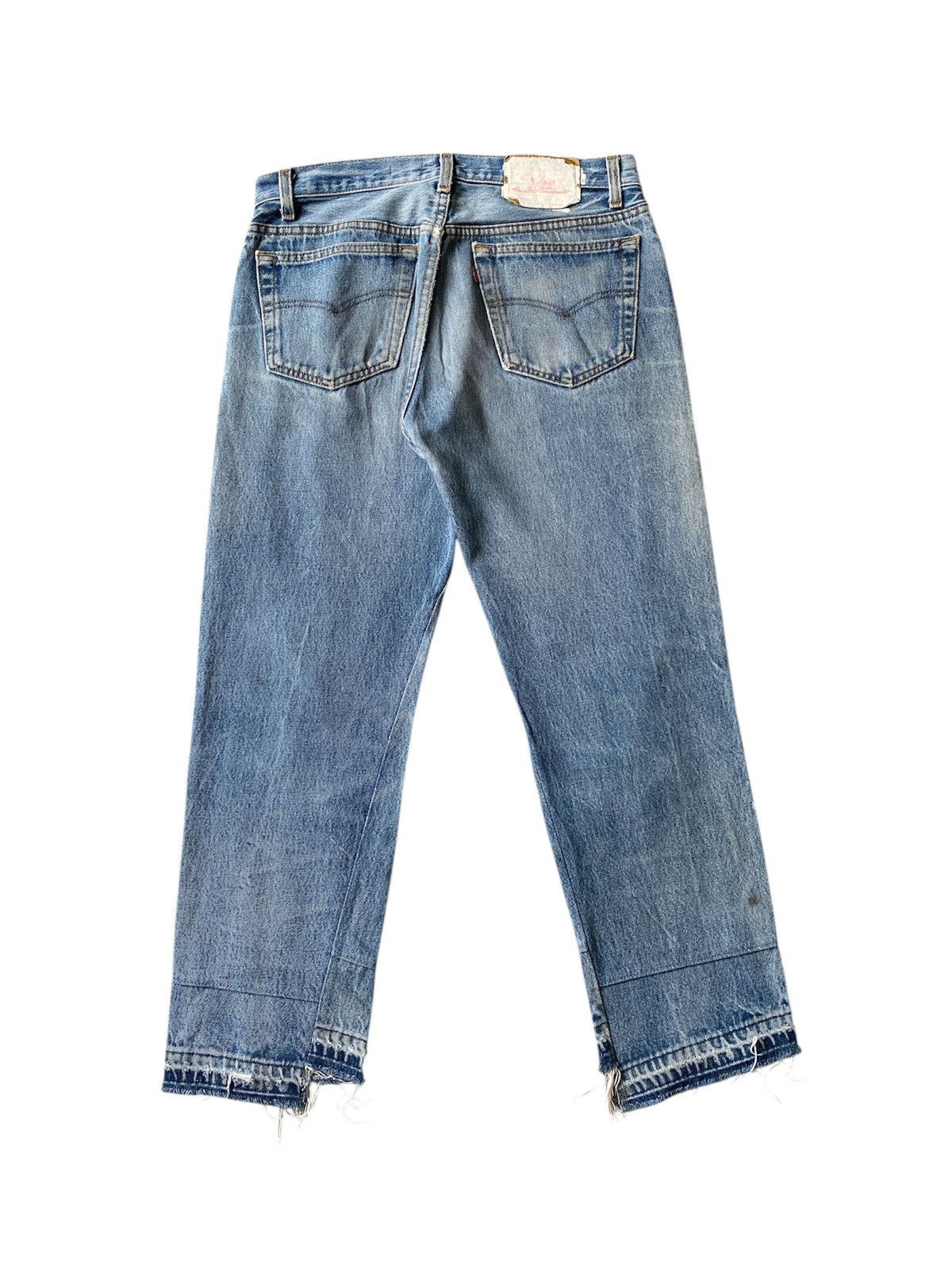 Old Park Levi’s X Oldpark Japan Reconstructed Distressed Denim Size US 30 / EU 46 - 2 Thumbnail