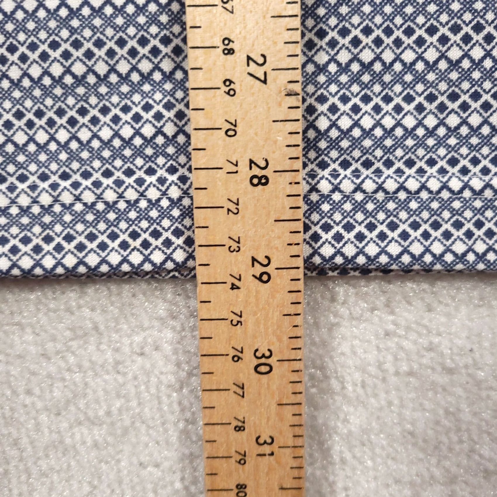 Vintage Puritan Polo Shirt Mens Size Large Diamond Print Blue Size US L / EU 52-54 / 3 - 4 Thumbnail