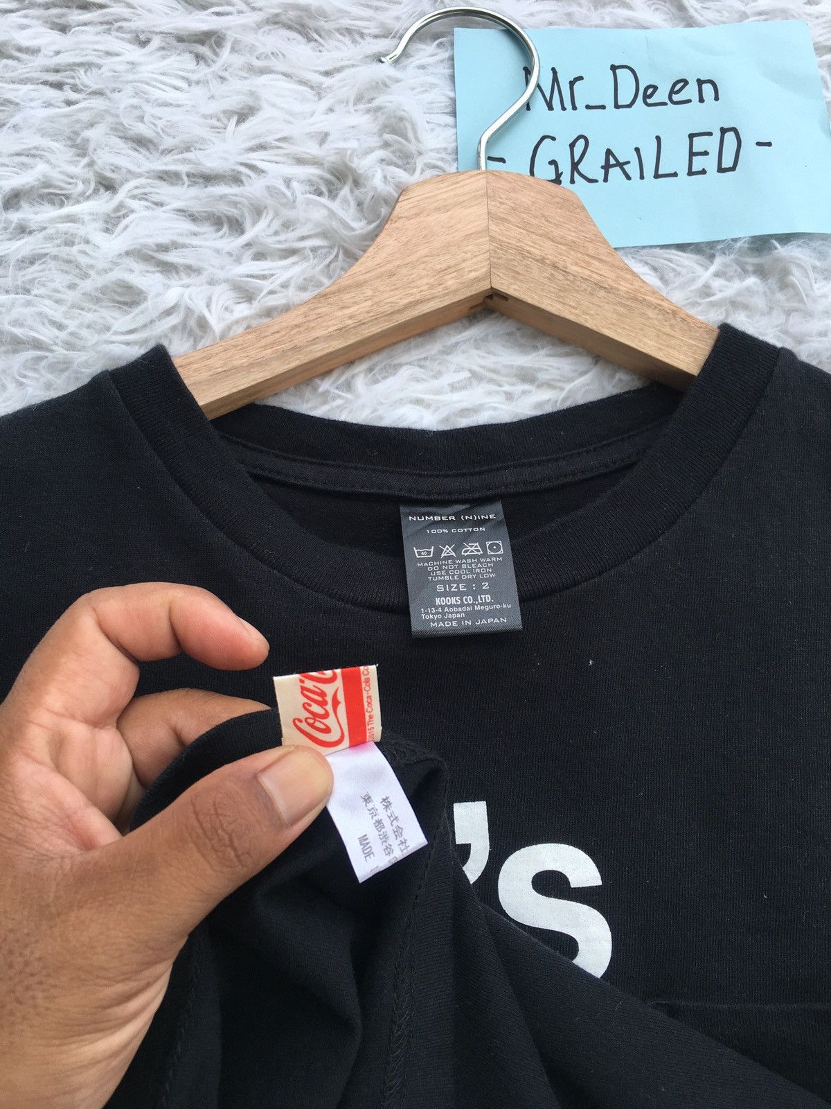 Number (N)ine Rare Number Nine x Coca Cola “Its the real thing” Tshirt Size US M / EU 48-50 / 2 - 15 Thumbnail